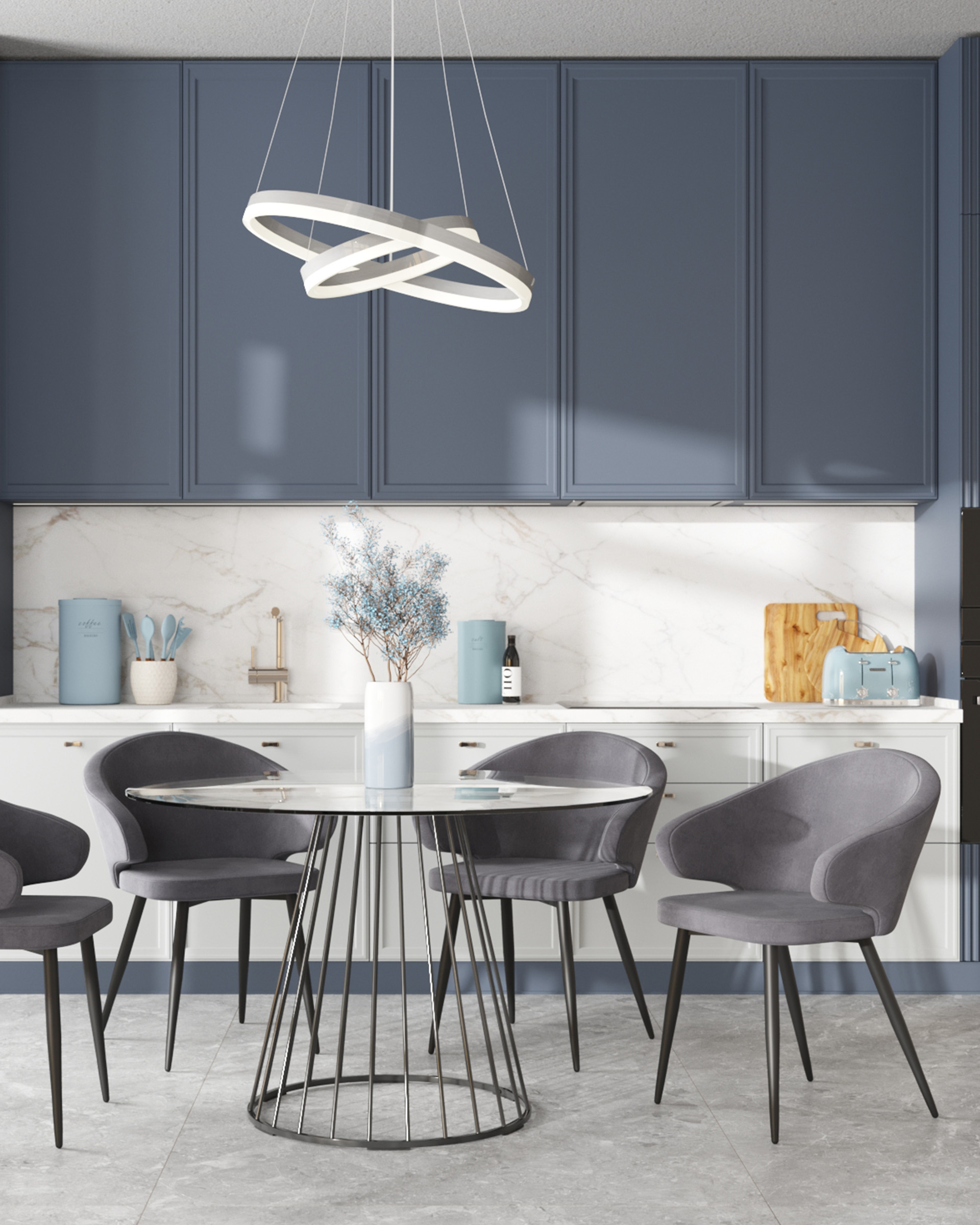 Стол обеденный Ливерпуль 120*120 стекло — изображение 4