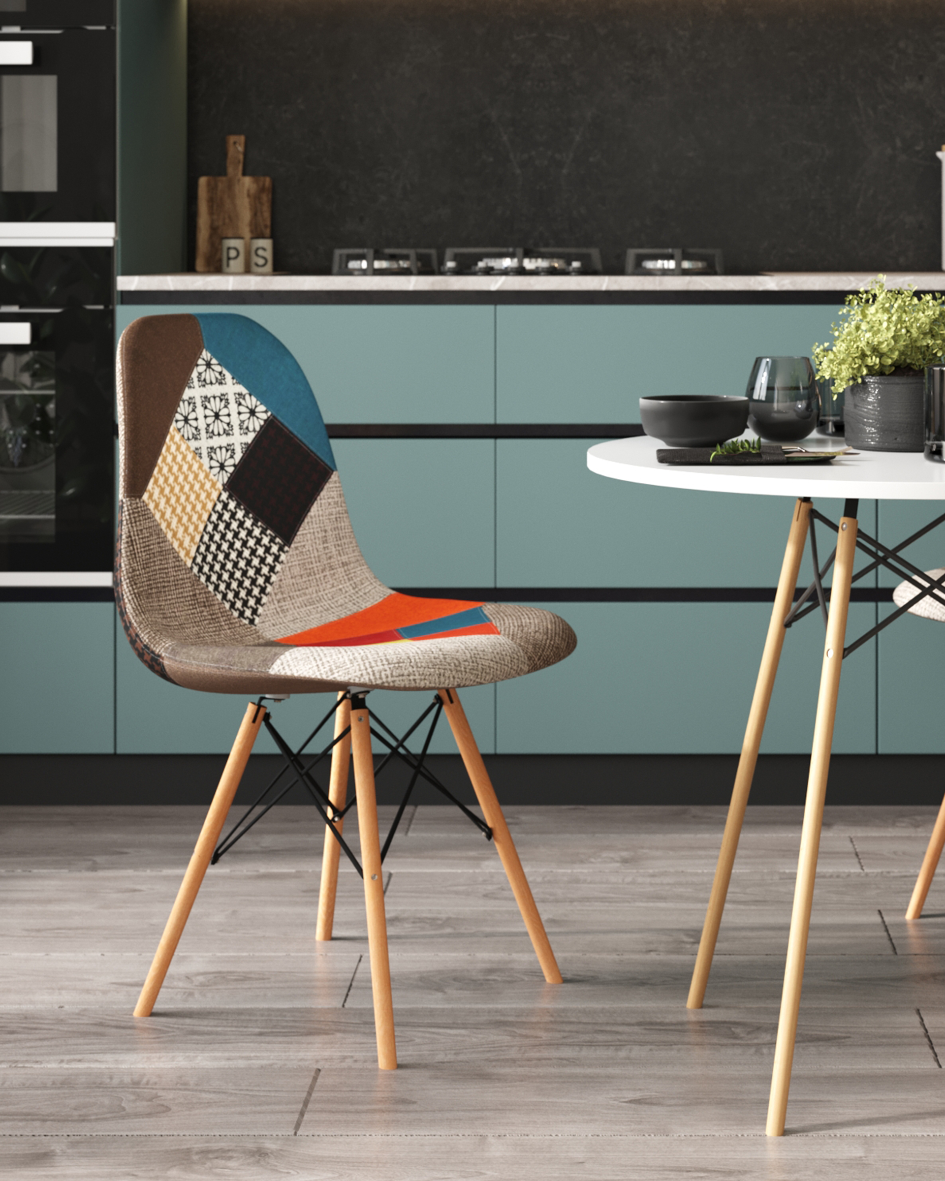 Стул Eames DSW пэчворк — изображение 3