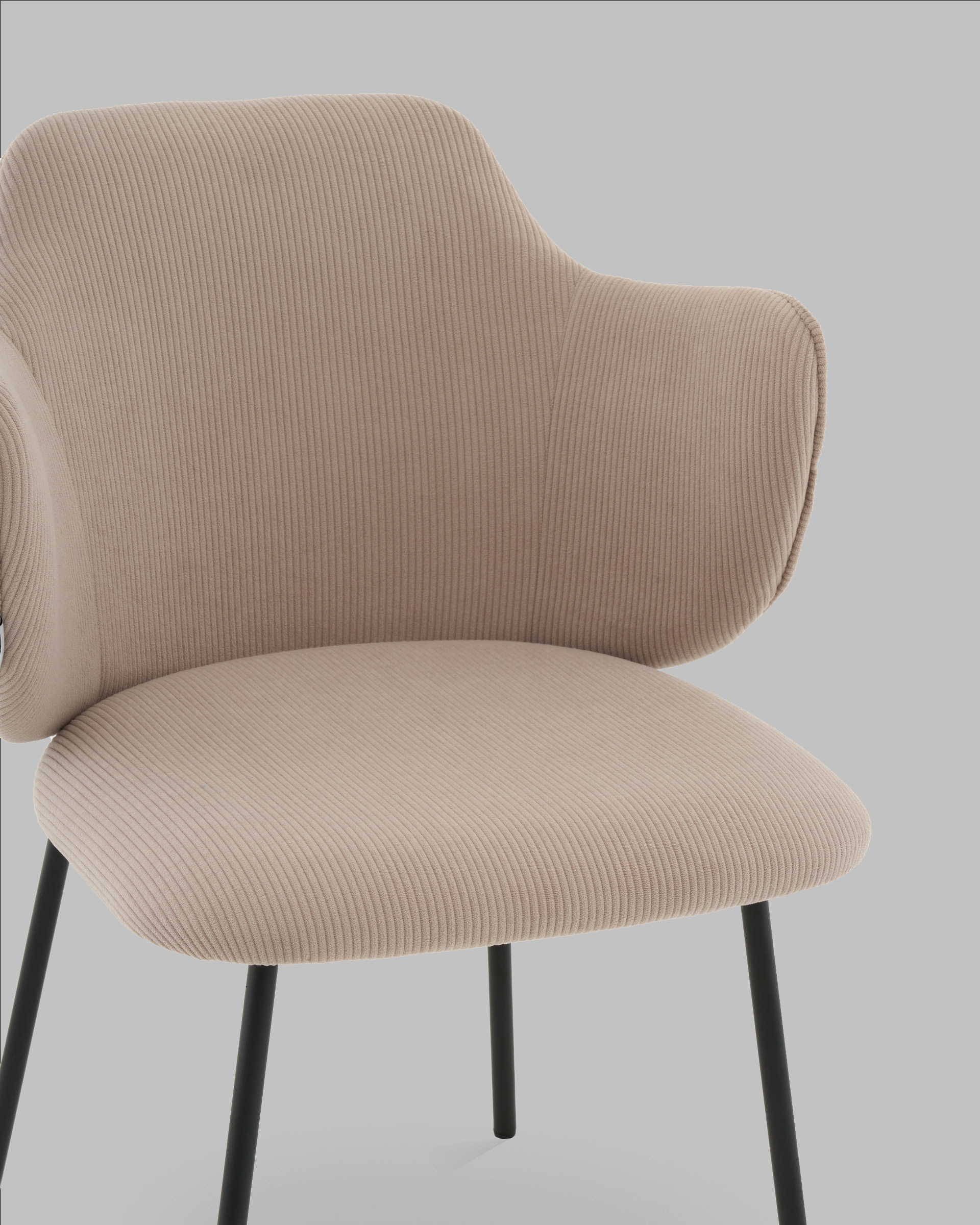 Стул Джиннет велюр бежевый — изображение 8