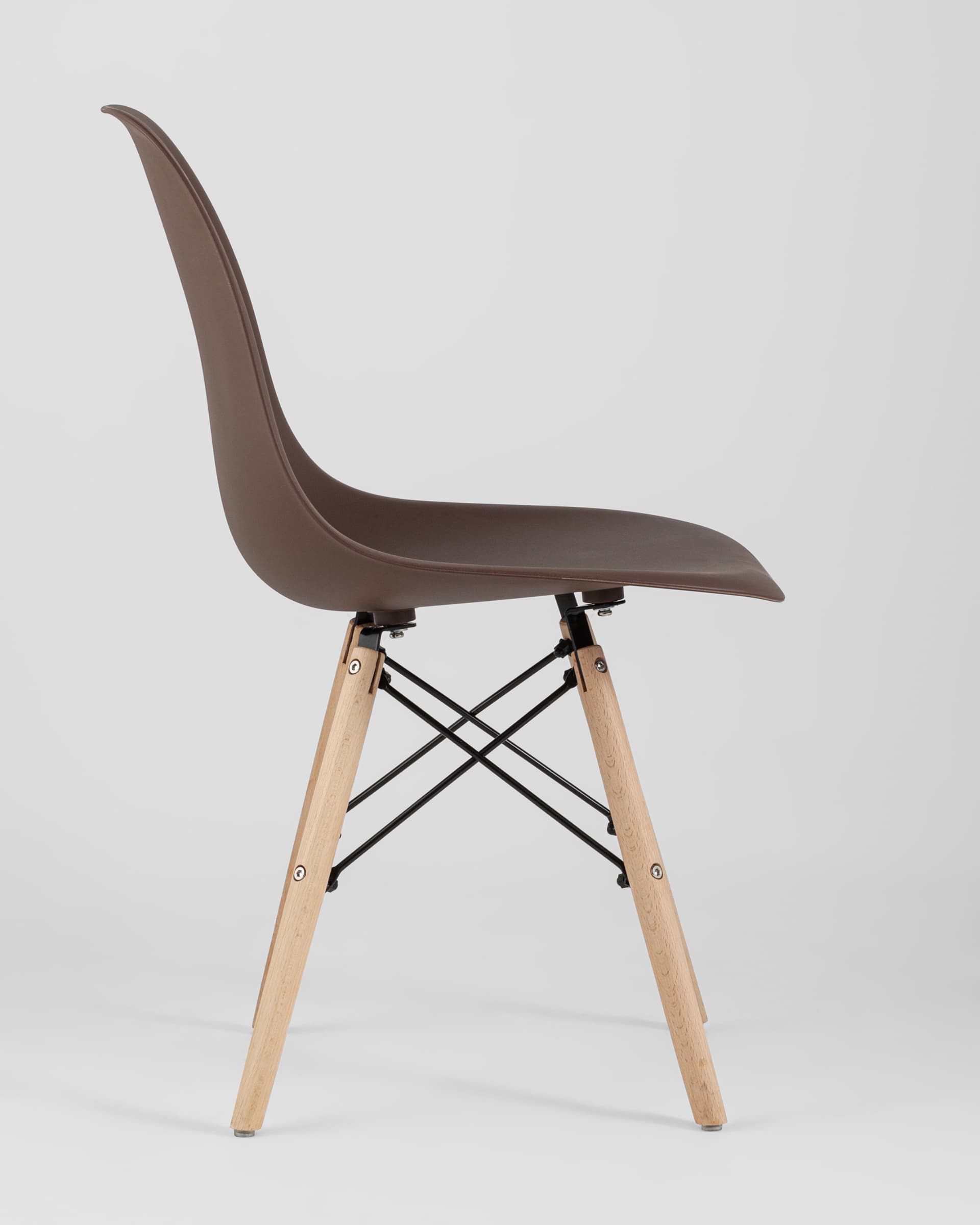 Стул Eames Style DSW коричневый (разборный каркас) — изображение 6