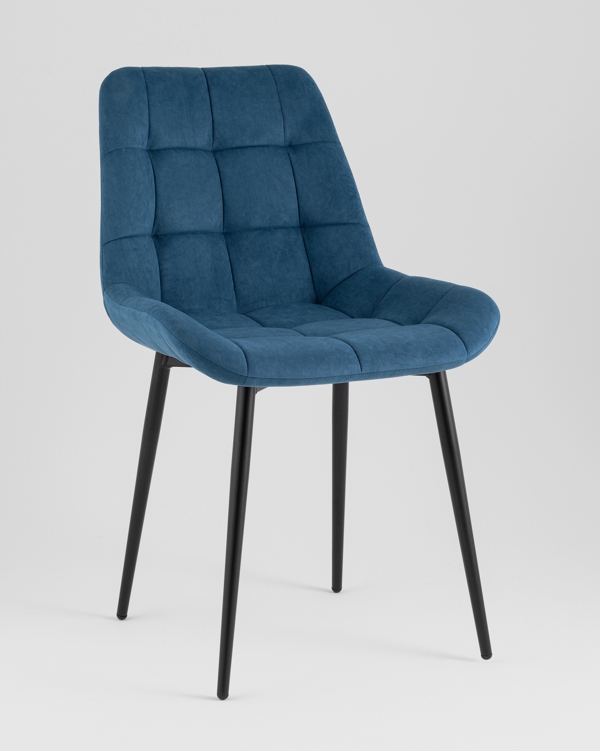 Стул Флекс Original велюр синий 4 шт. — изображение 2