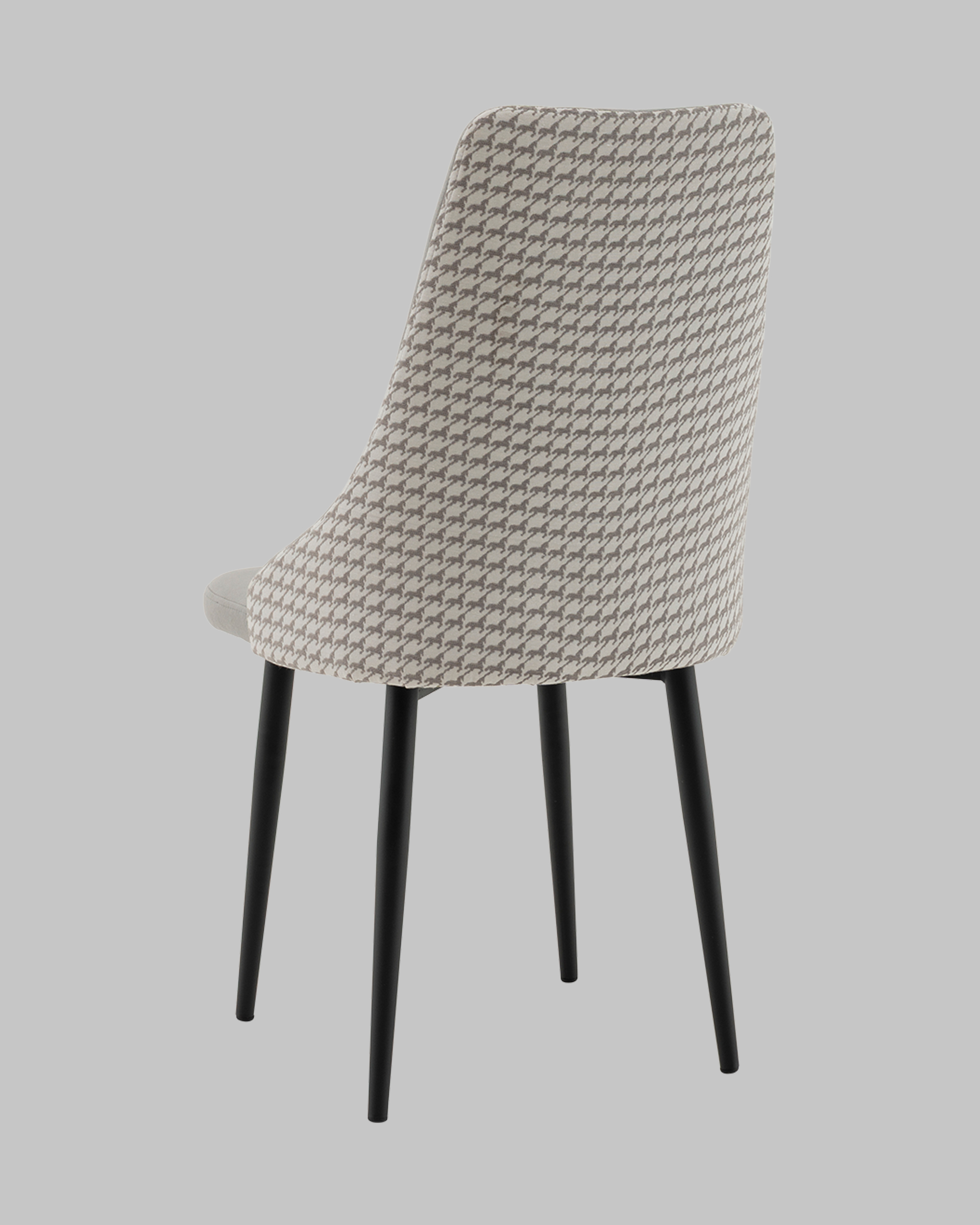 Стул Касаденика велюр серый, спинка гобелен лошадки — изображение 7