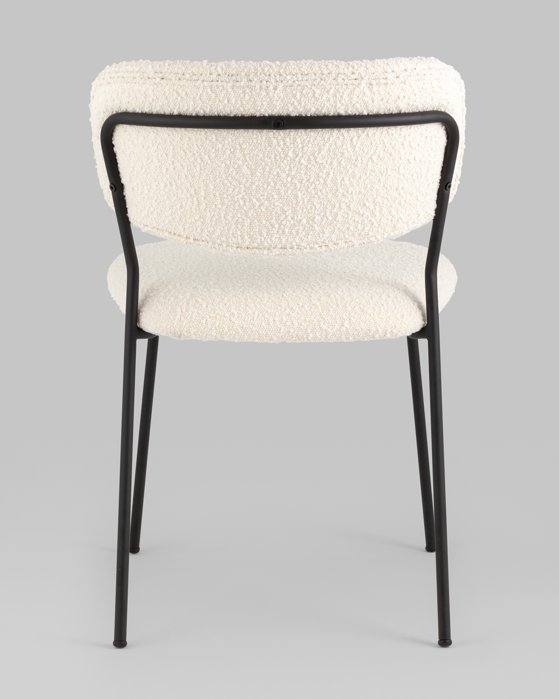 Стул Кэрол без подлокотников букле белый — изображение 5