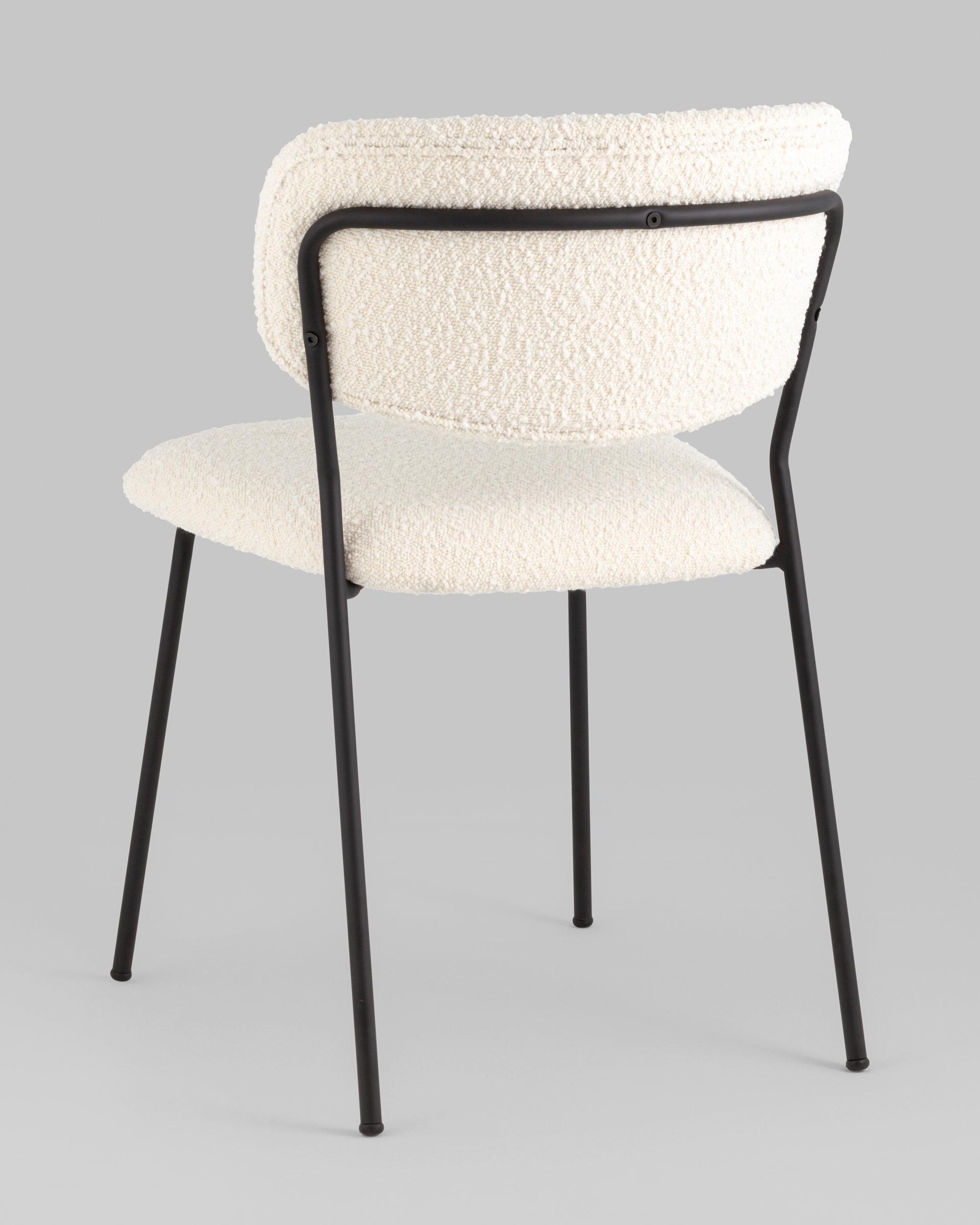 Стул Кэрол без подлокотников букле белый — изображение 6