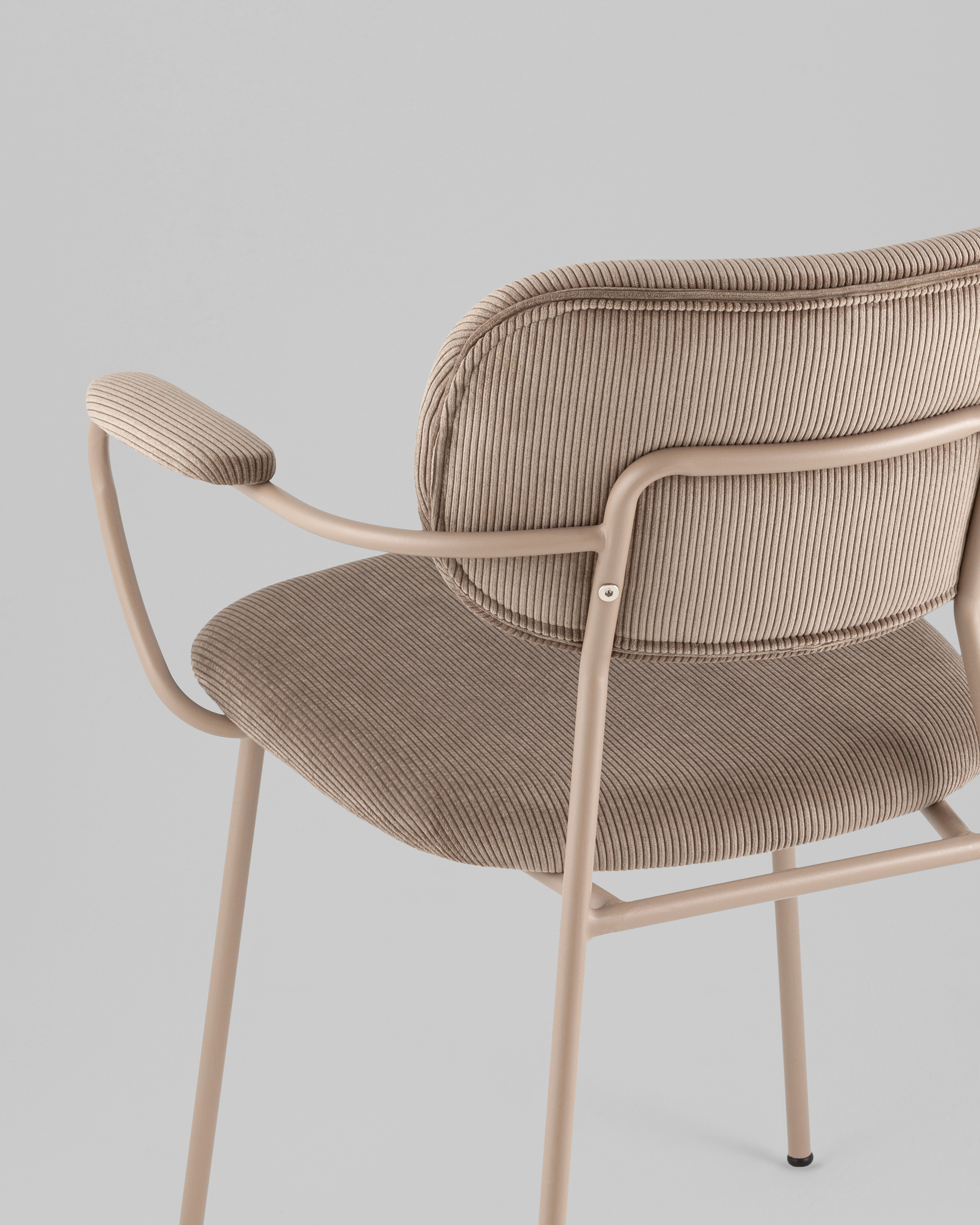 Стул Кэрол коричневый бежевые ножки — изображение 7