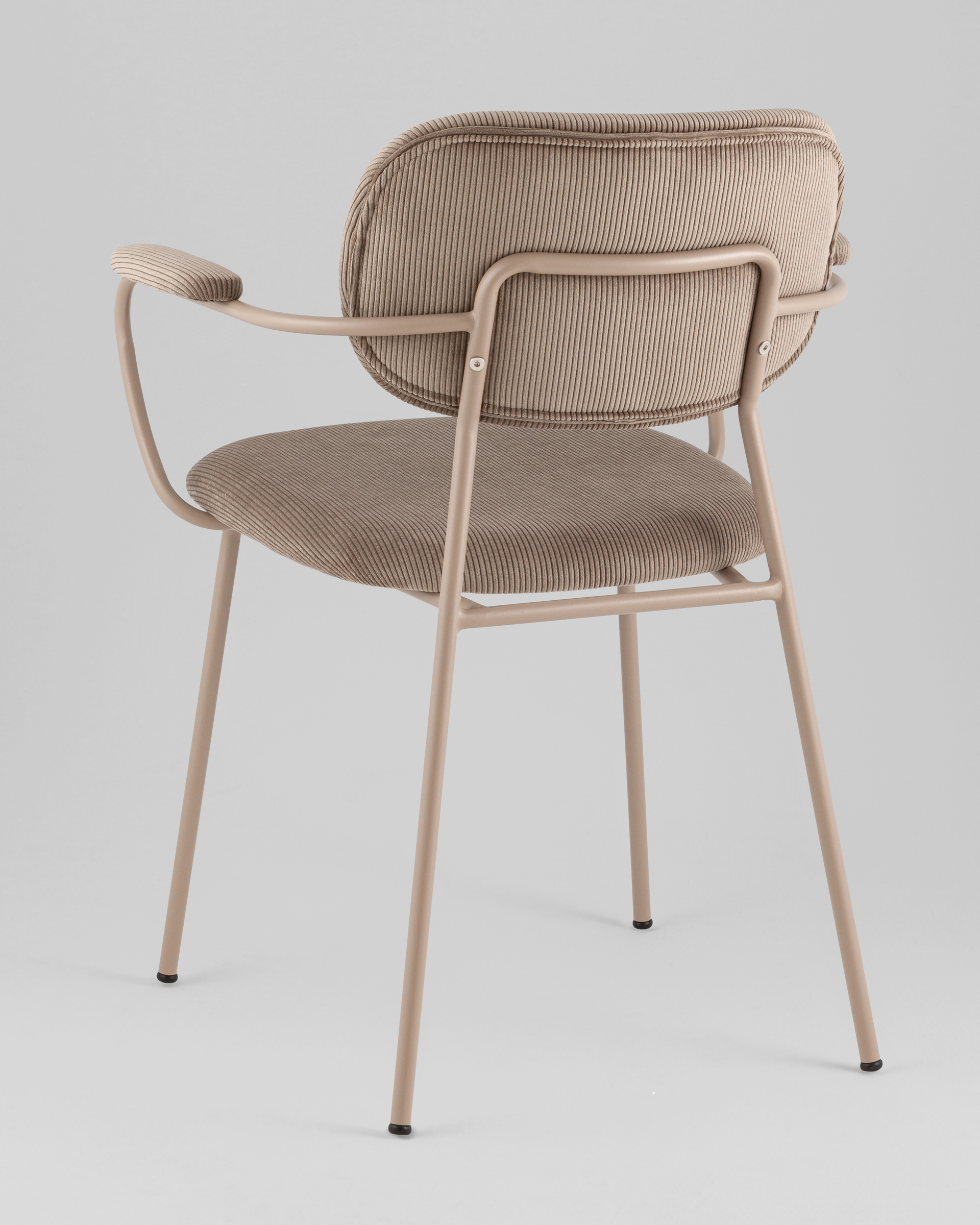 Стул Кэрол коричневый бежевые ножки — изображение 6