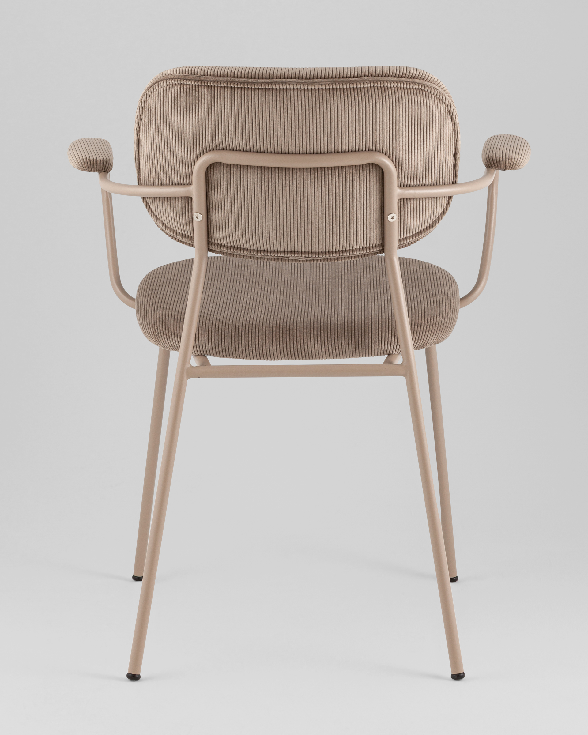 Стул Кэрол коричневый бежевые ножки — изображение 5