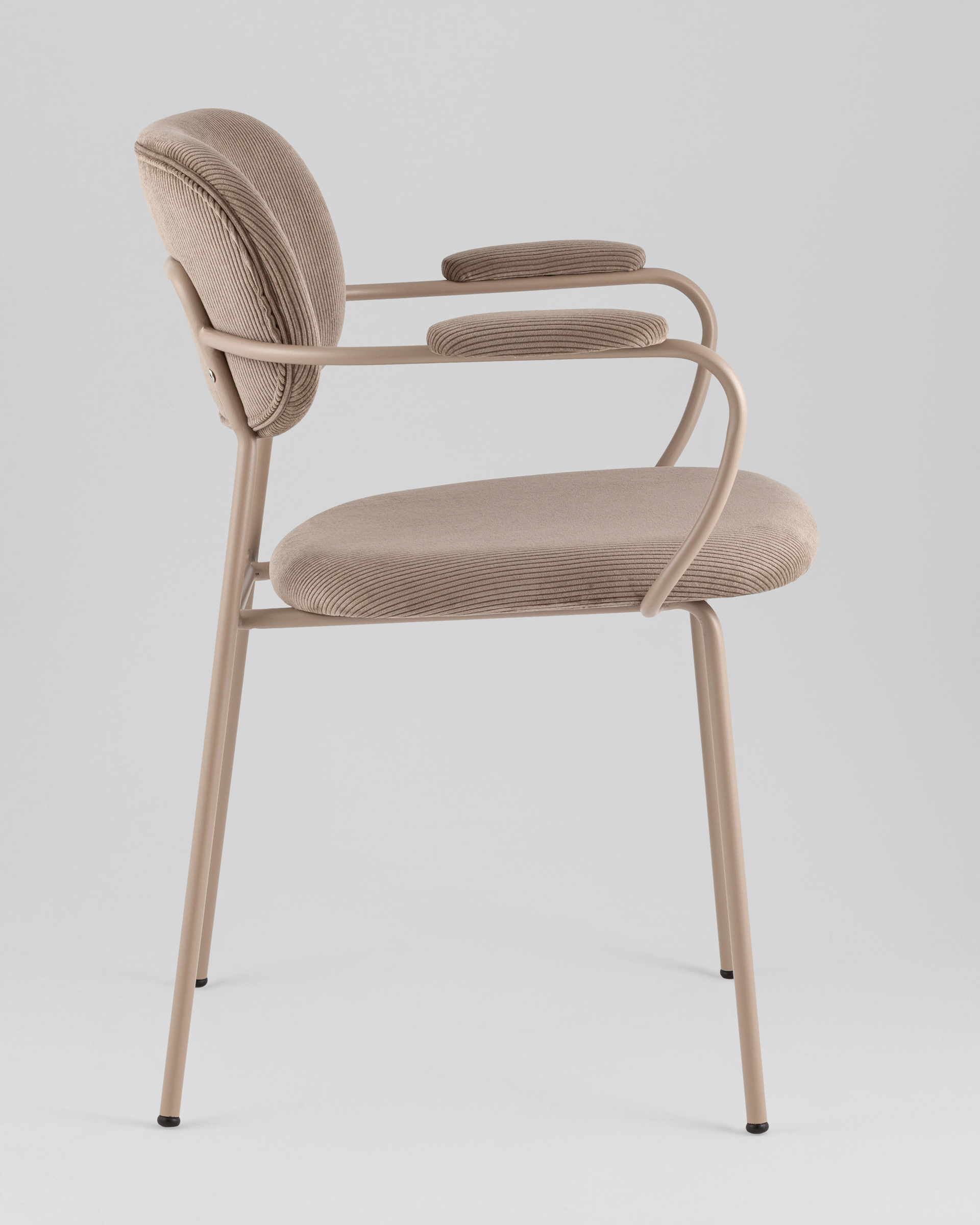 Стул Кэрол коричневый бежевые ножки — изображение 4