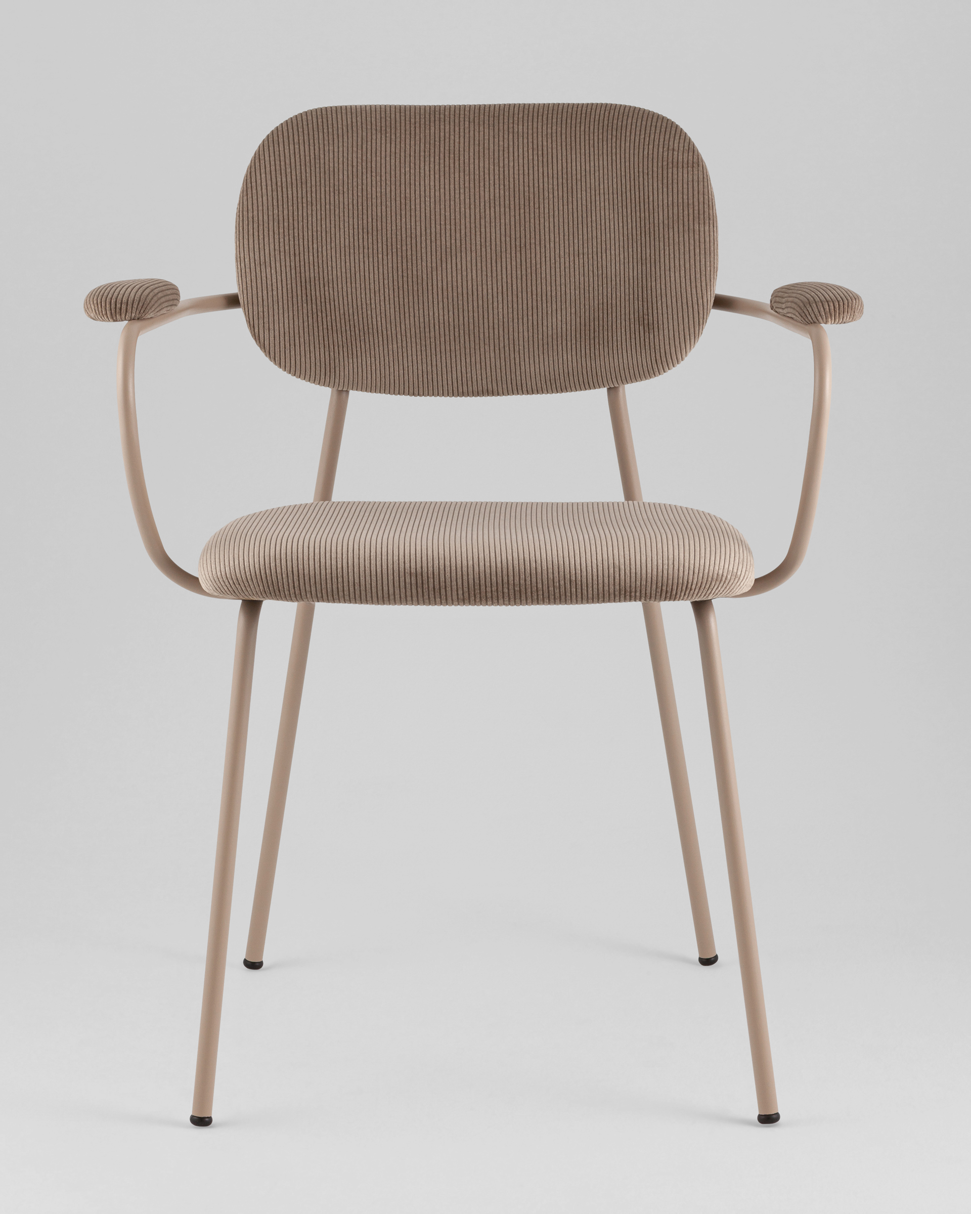 Стул Кэрол коричневый бежевые ножки — изображение 3