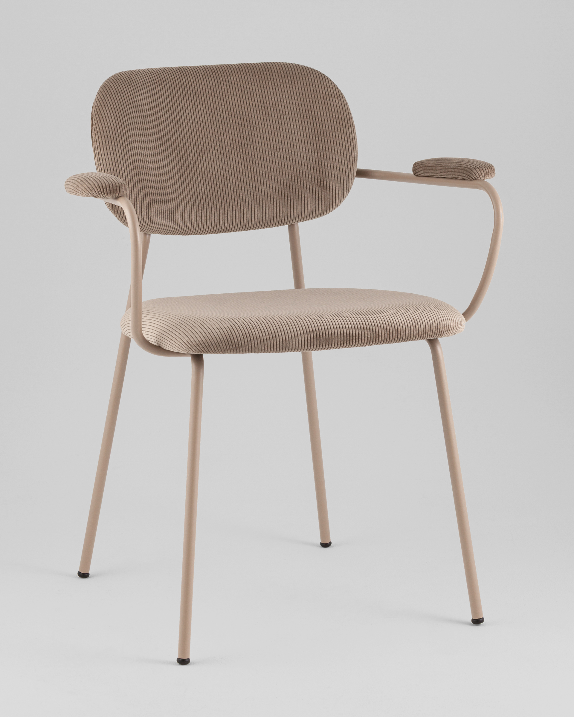 Стул Кэрол коричневый бежевые ножки — изображение 2