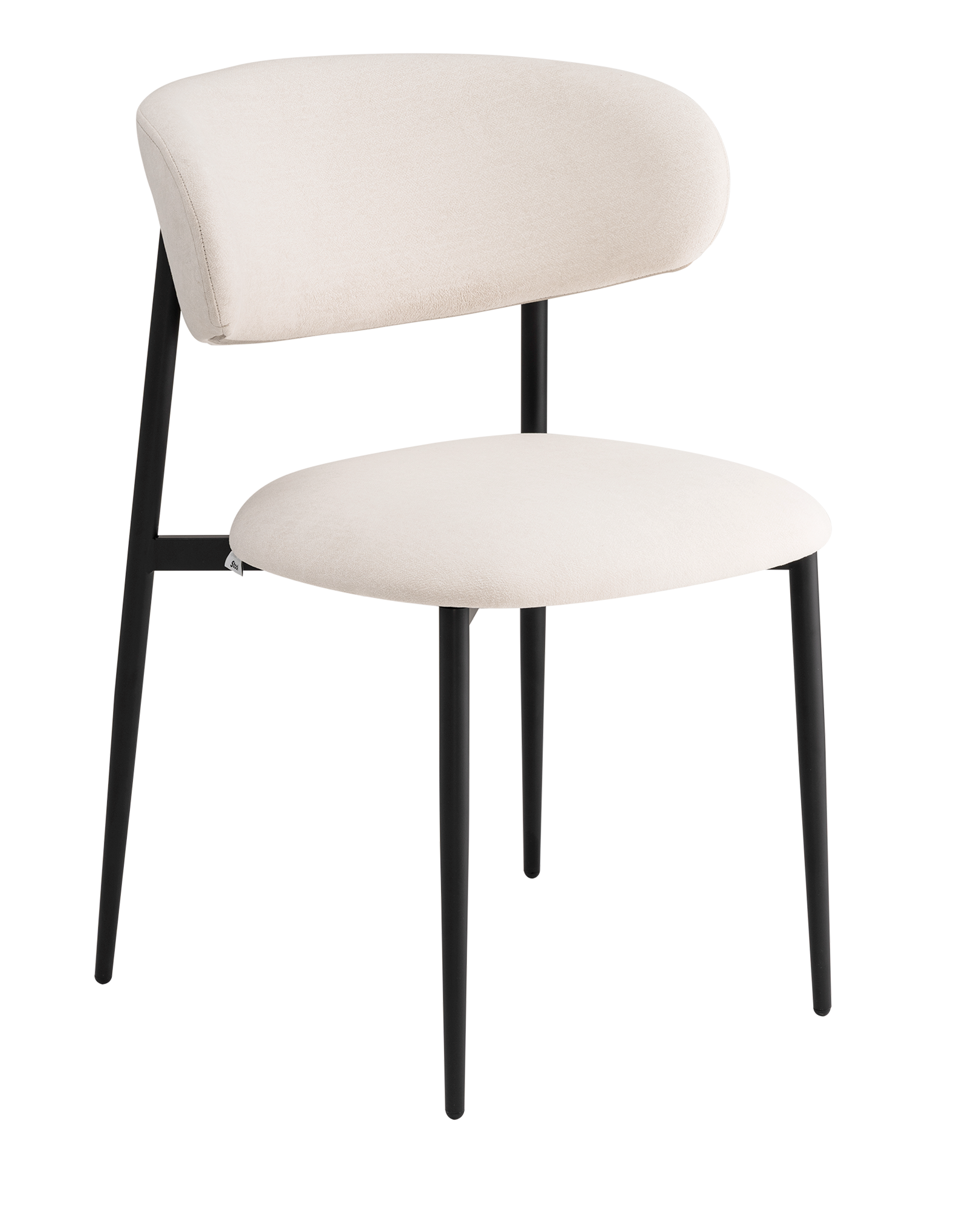 Стул Килиан велюр молочный