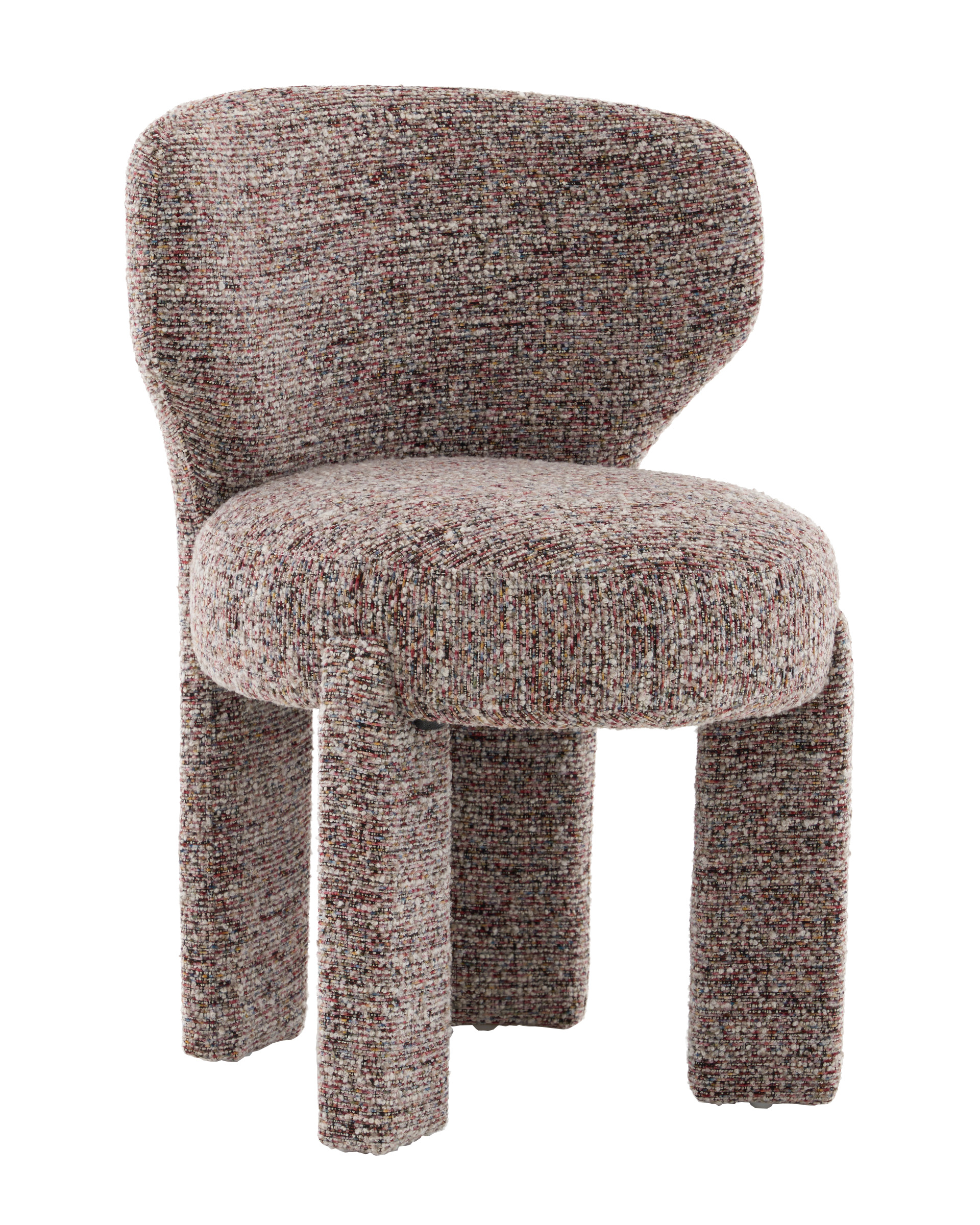 Стул Lainr бордовый меланж