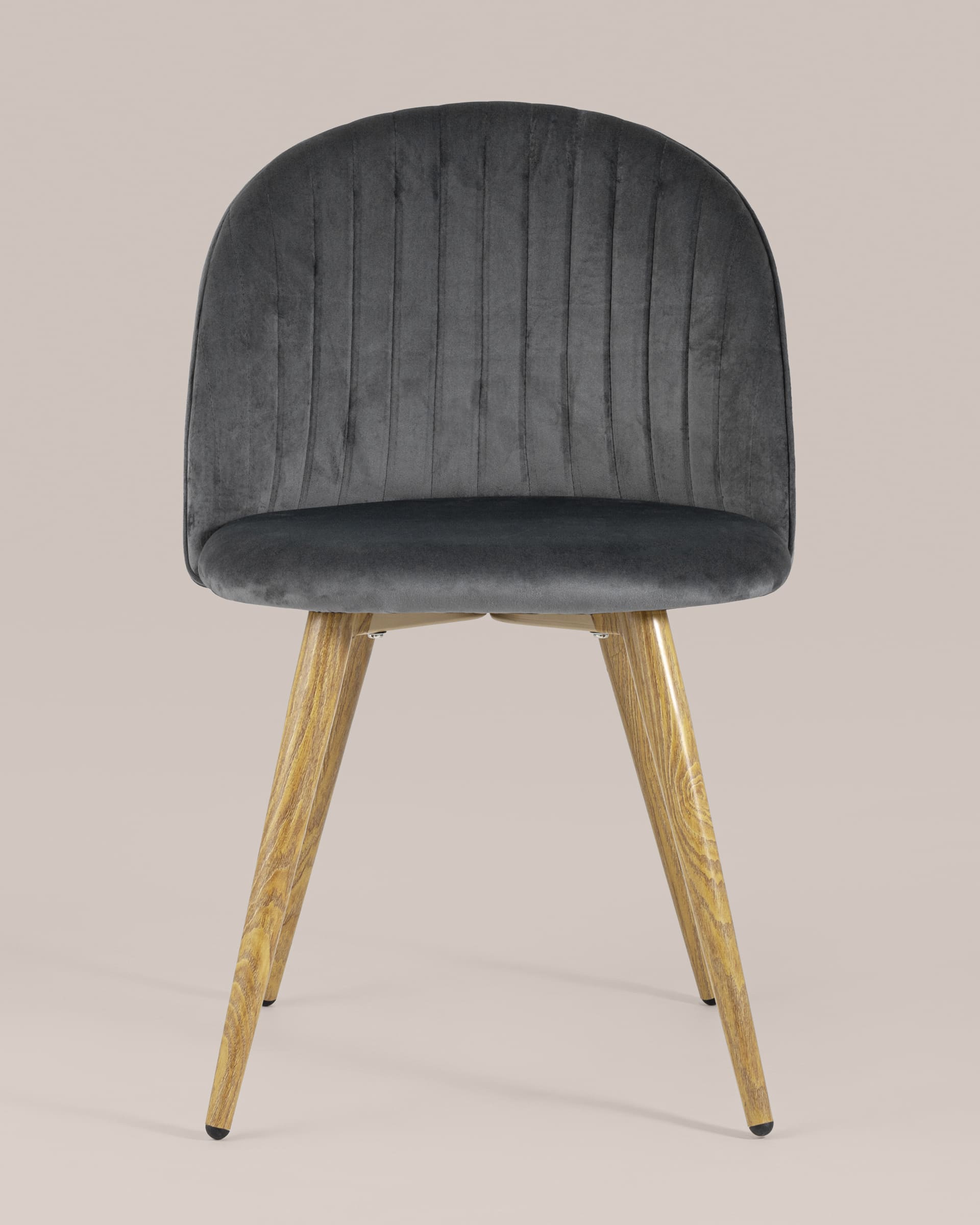 Стул Лион Страйпс велюр серый — изображение 5