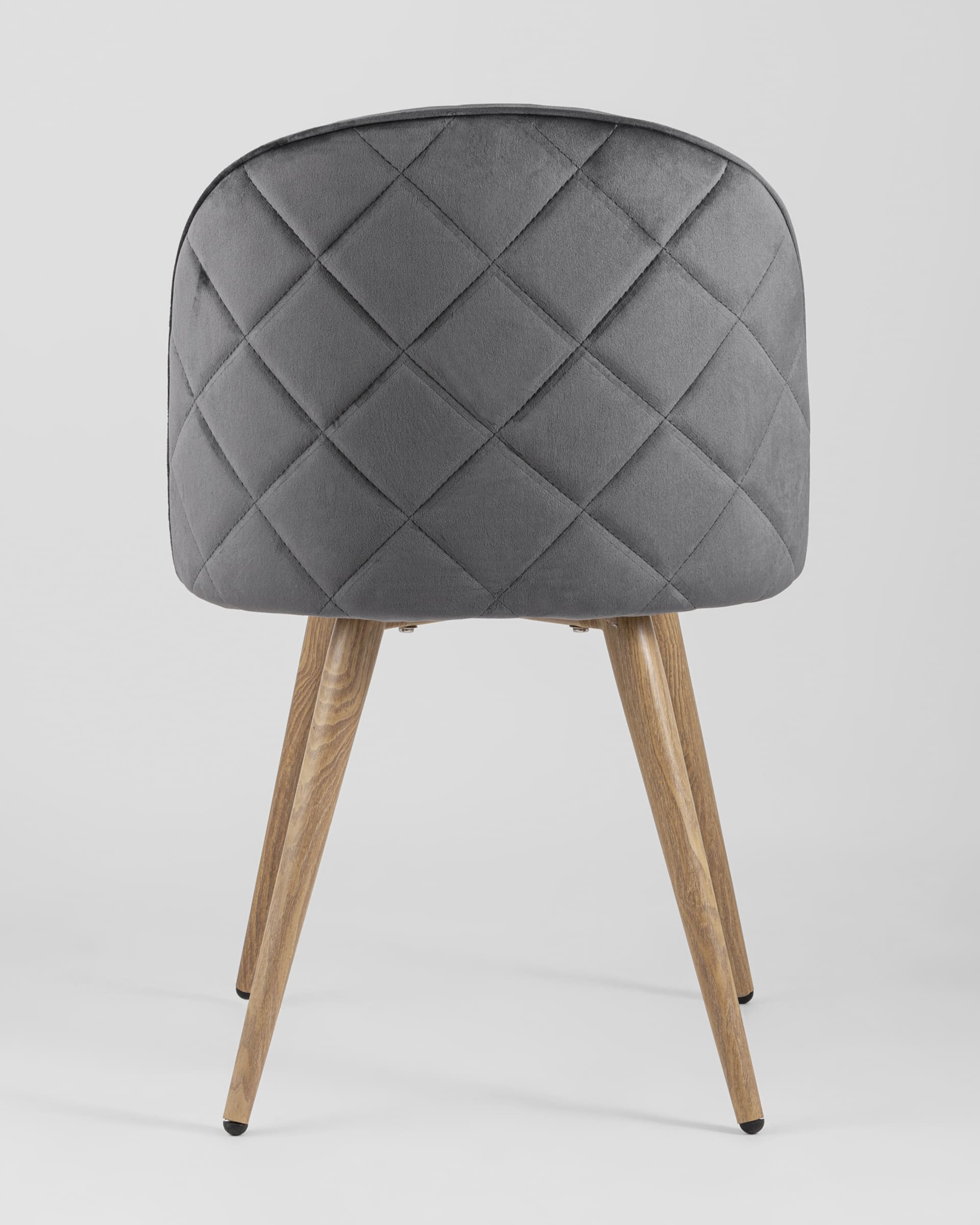 Стул Лион велюр с ромбами серый — изображение 7