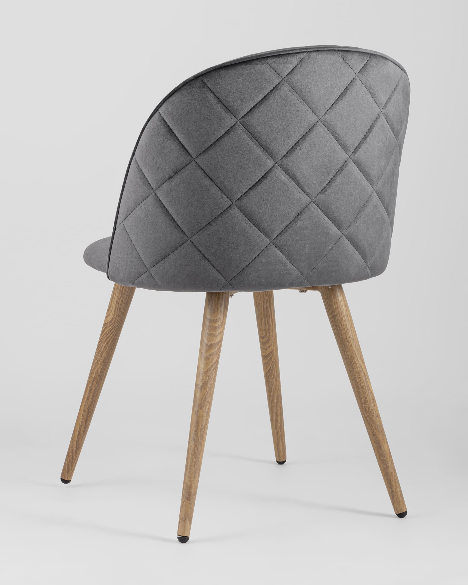 Стул Лион велюр с ромбами серый — изображение 8