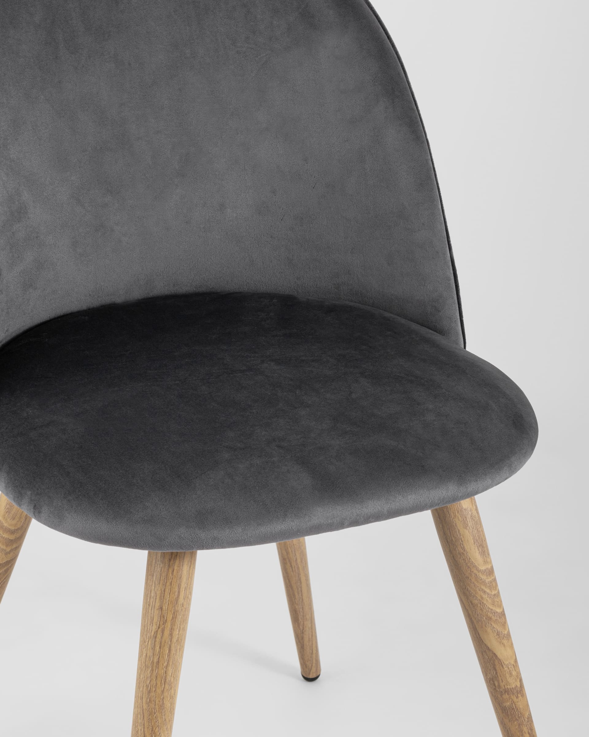 Стул Лион велюр с ромбами серый — изображение 10