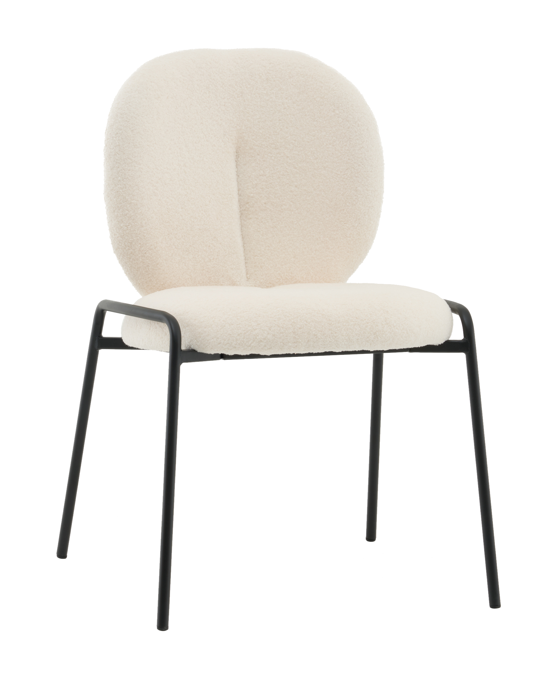 Стул Моллек букле молочный