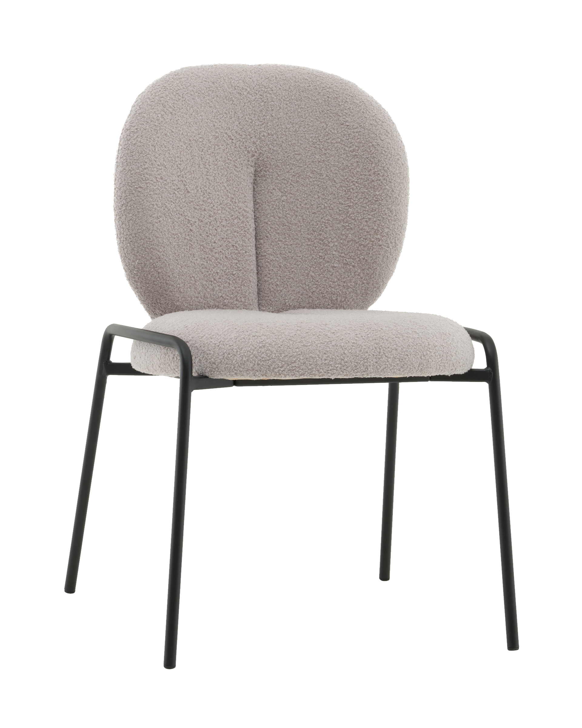 Стул Моллек букле светло-серый