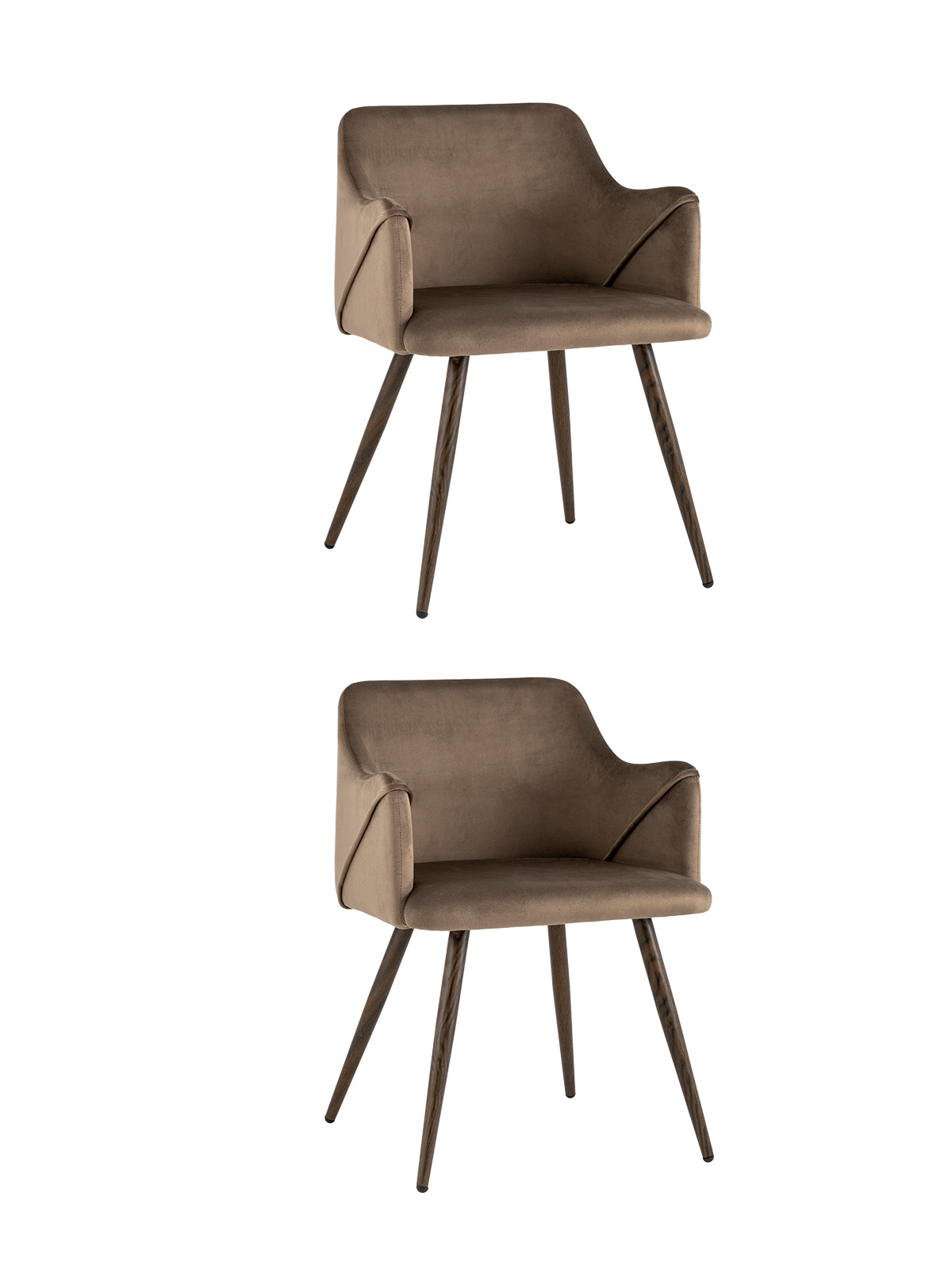 Стул Монарх NEW коричневый 2 шт