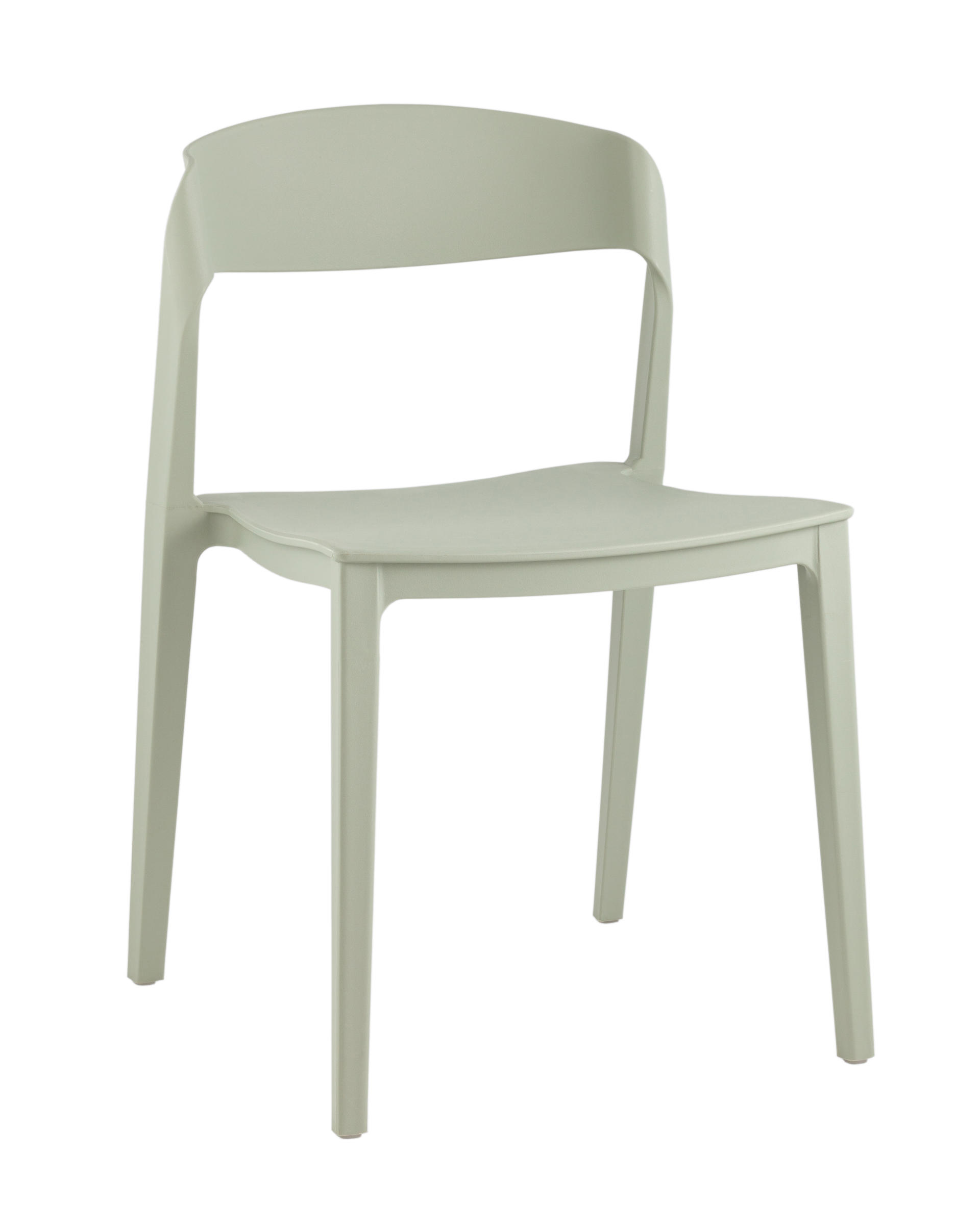 Стул Moris пластик серо-зеленый