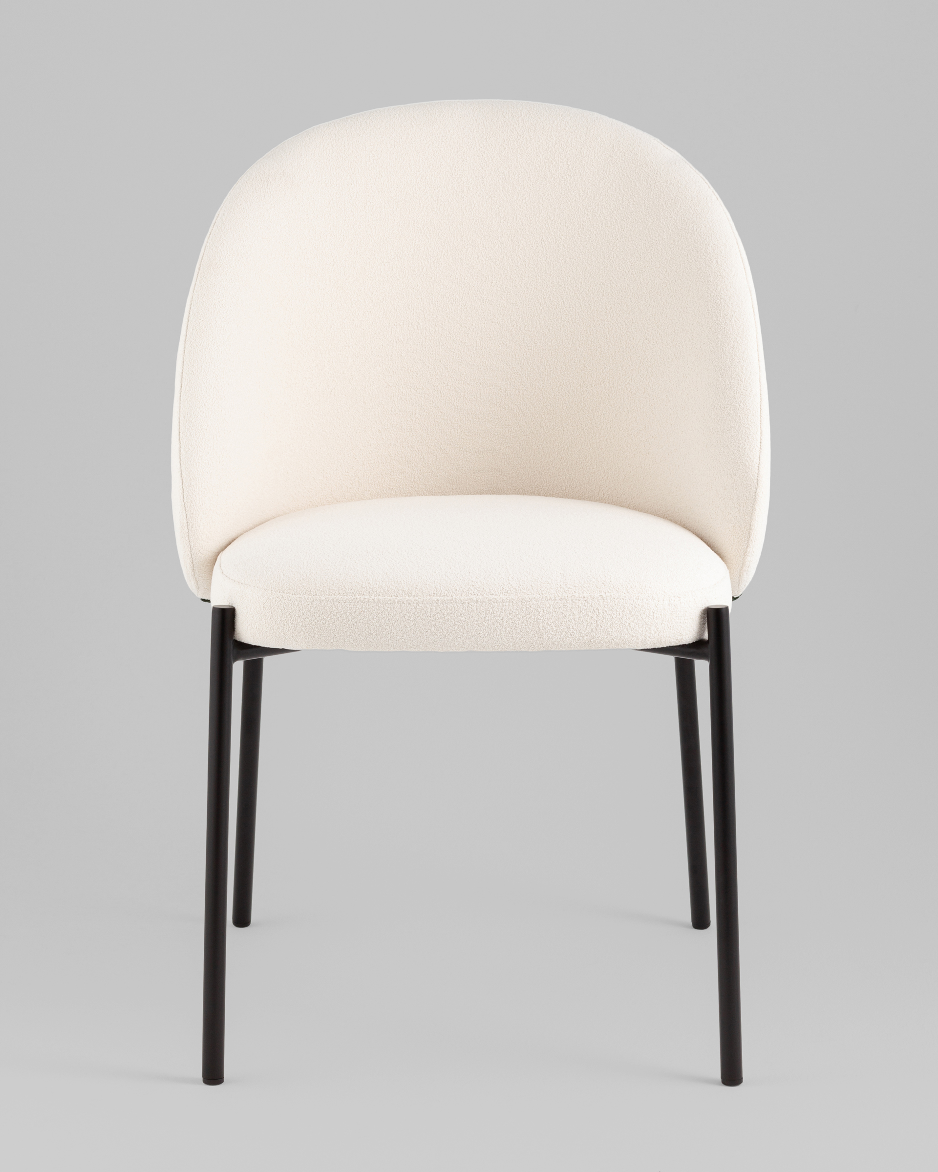 Стул обеденный Adelinde бежевый с зеленой экокожей — изображение 3