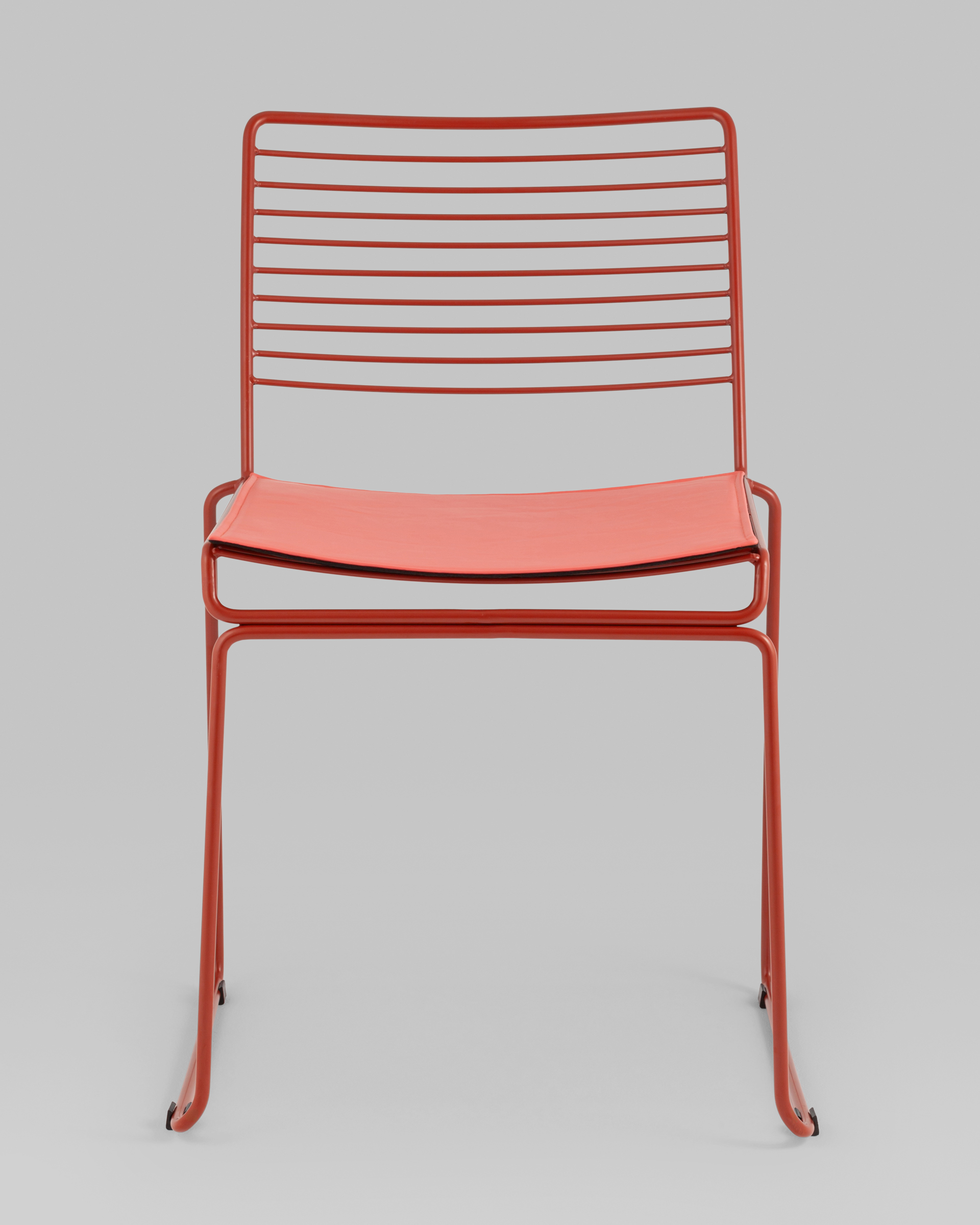 Стул обеденный Danny бордовый с подушкой — изображение 5