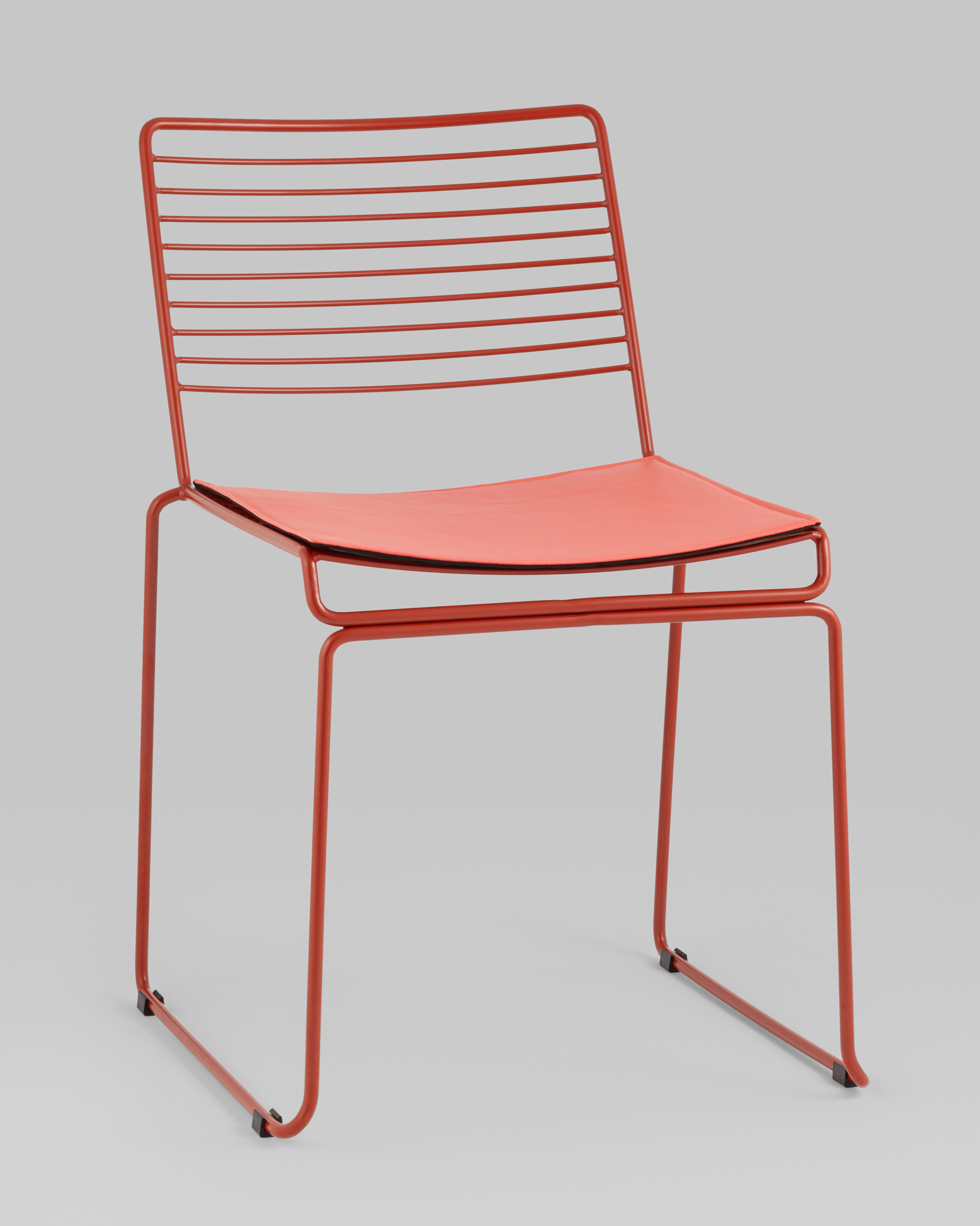 Стул обеденный Danny бордовый с подушкой — изображение 2