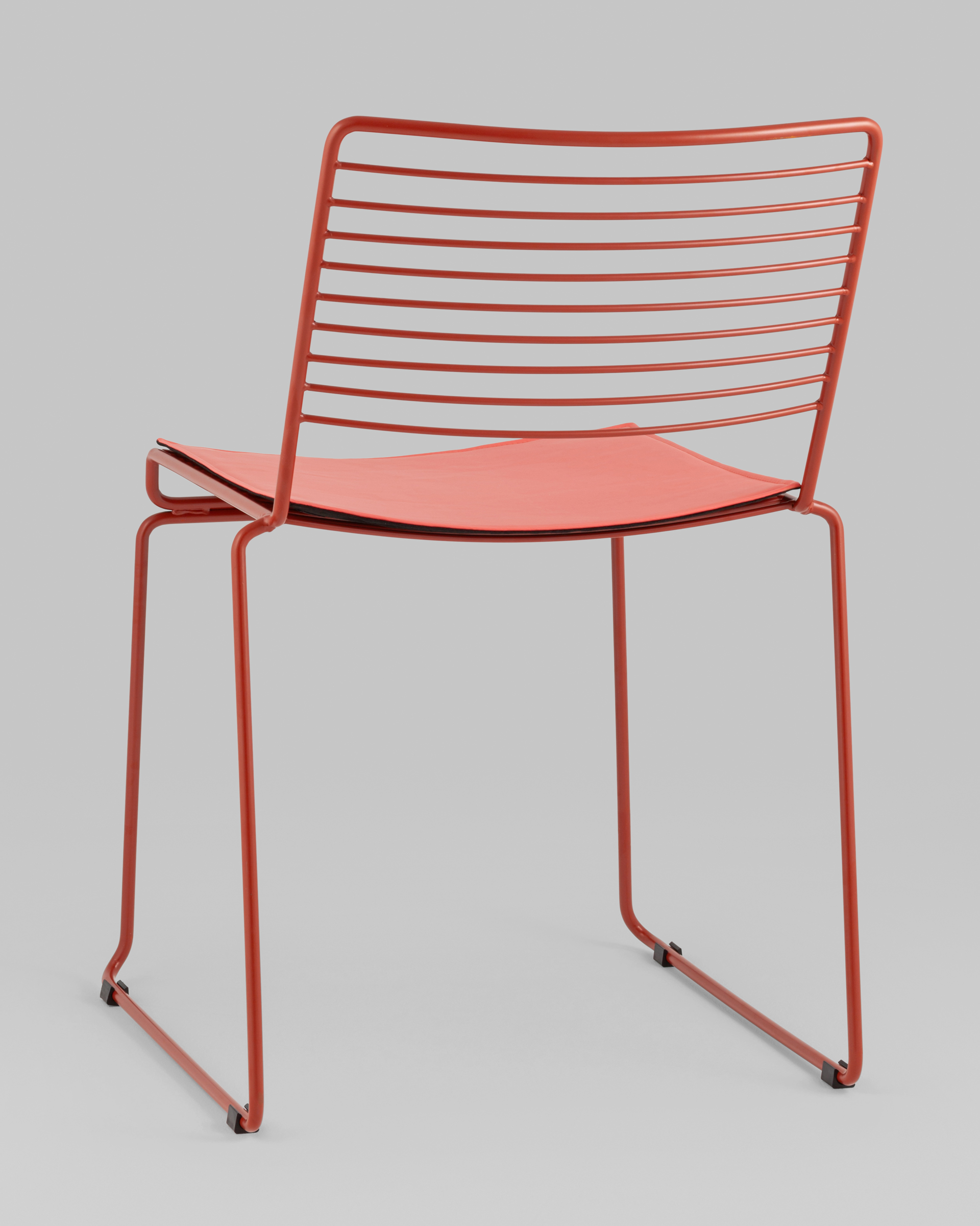 Стул обеденный Danny бордовый с подушкой — изображение 8