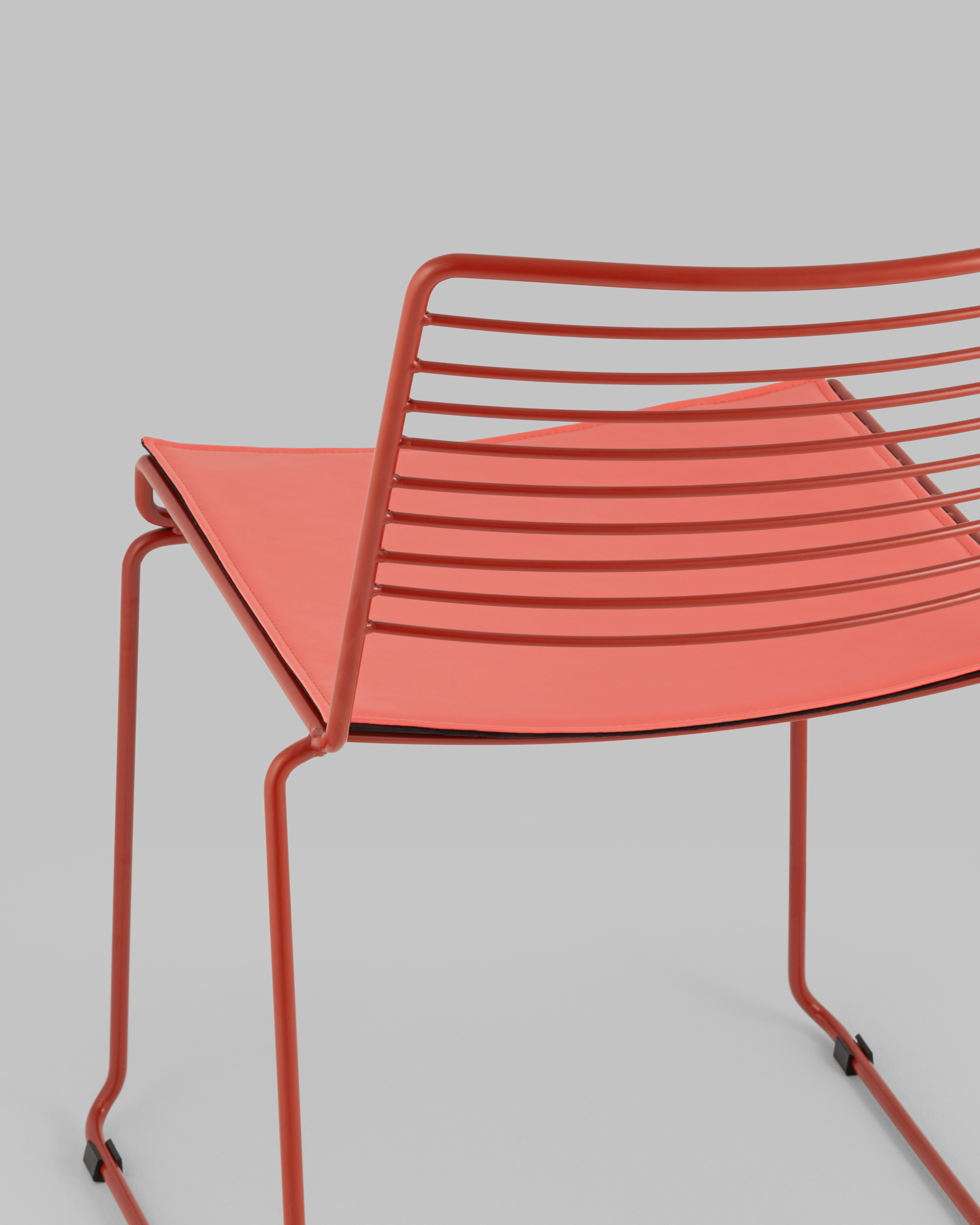 Стул обеденный Danny бордовый с подушкой — изображение 9