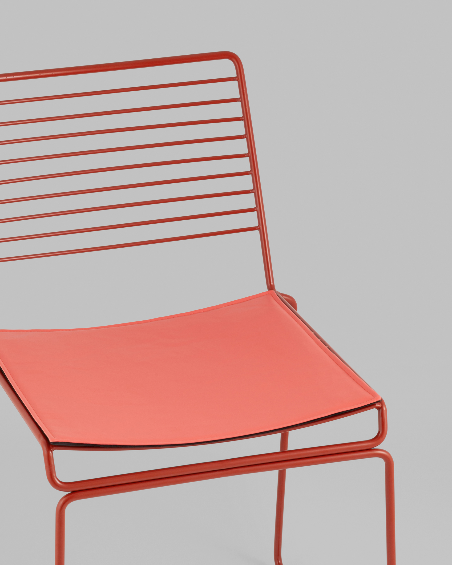 Стул обеденный Danny бордовый с подушкой — изображение 10