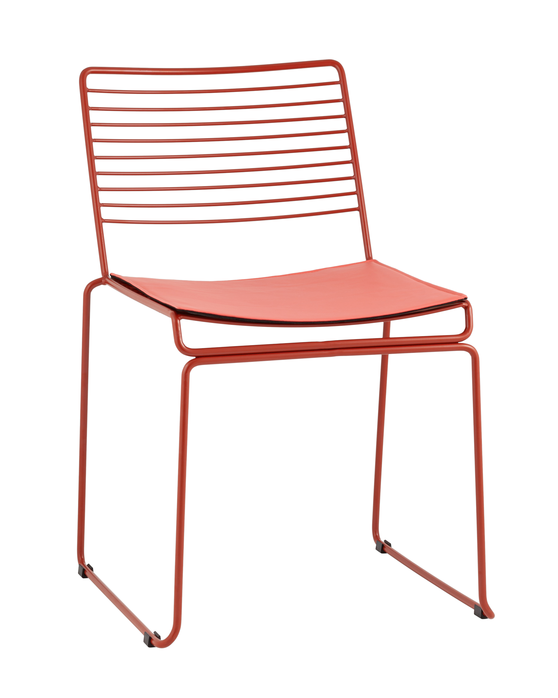 Стул обеденный Danny бордовый с подушкой