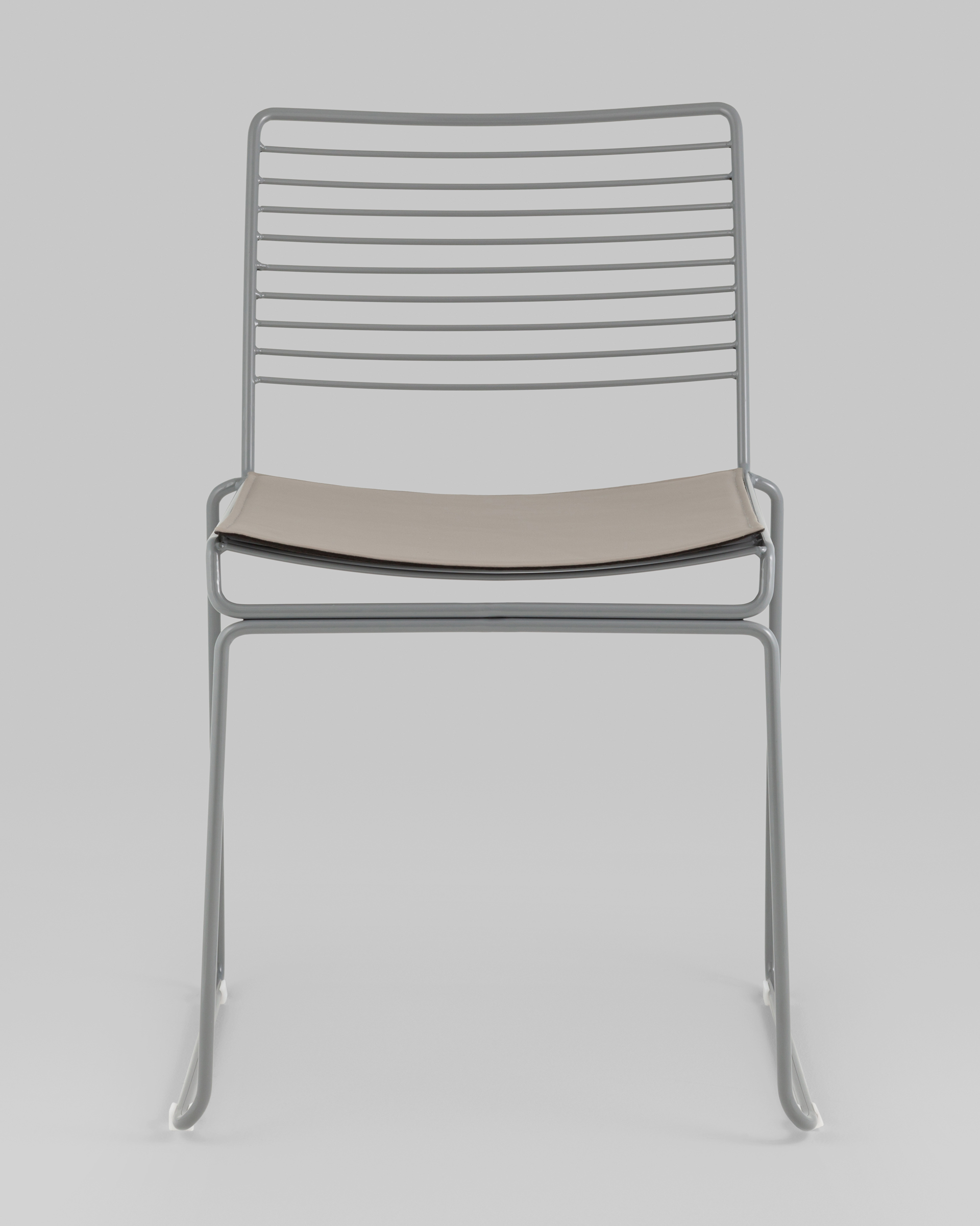 Стул обеденный Danny серый с подушкой — изображение 3