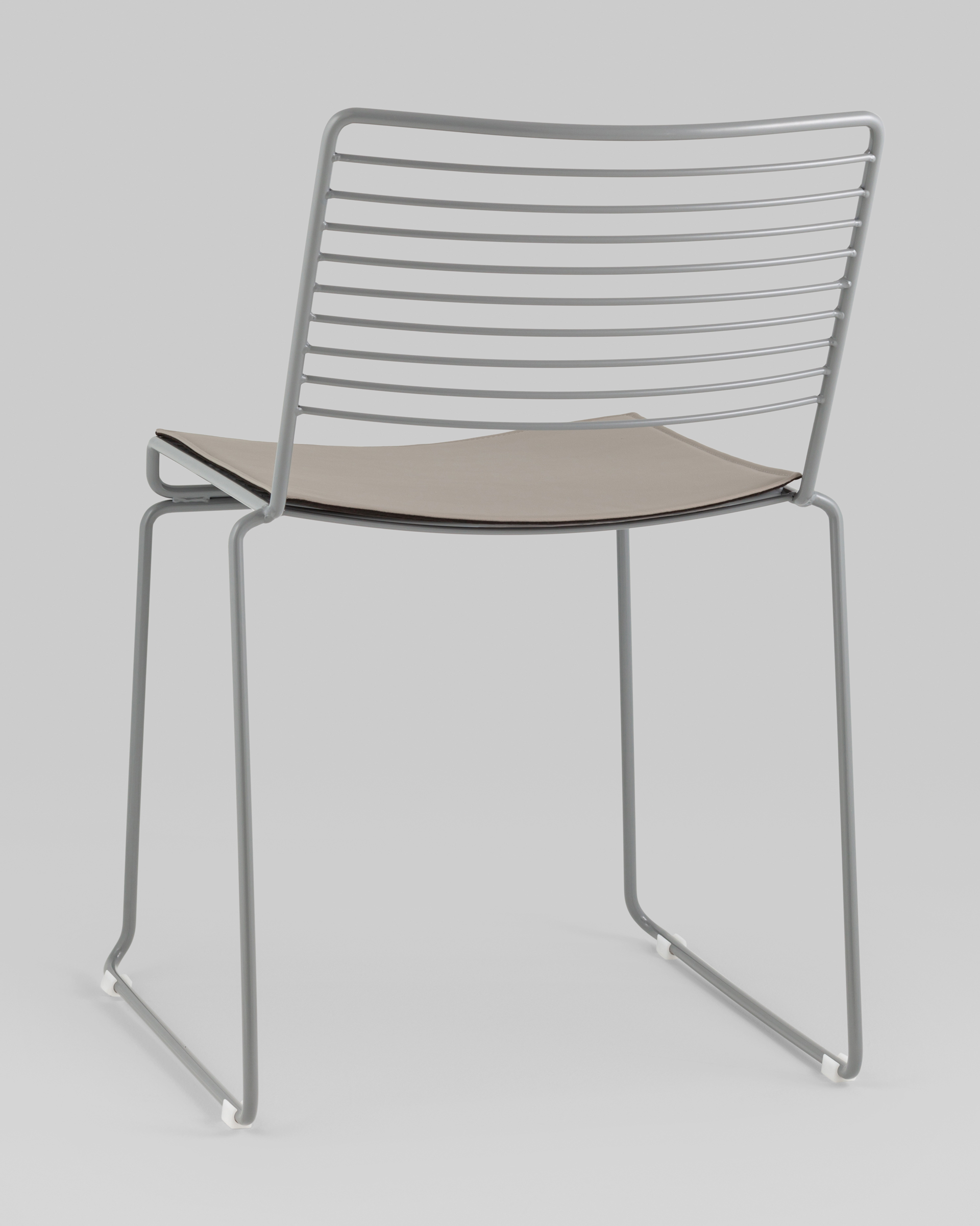 Стул обеденный Danny серый с подушкой — изображение 6