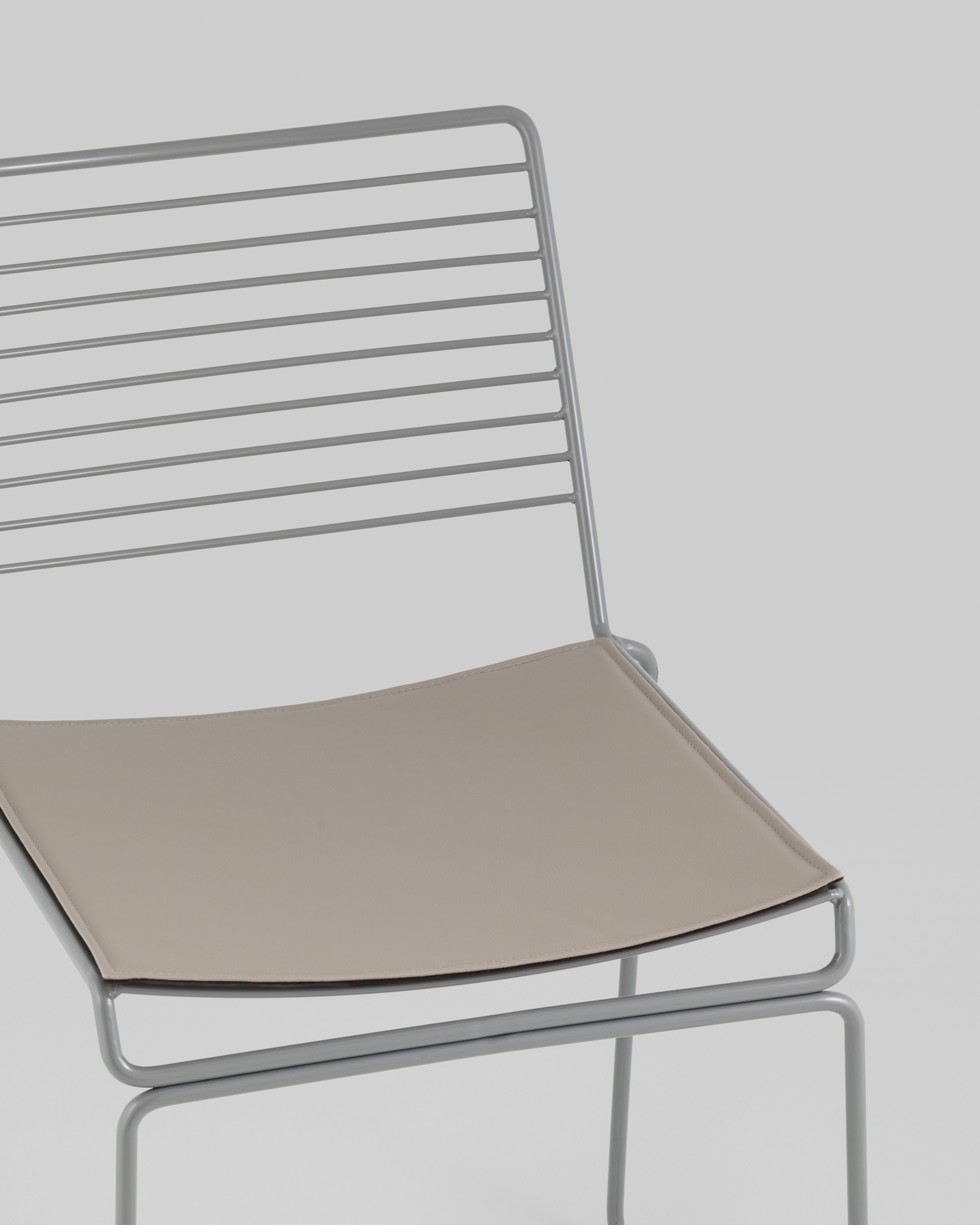 Стул обеденный Danny серый с подушкой — изображение 8