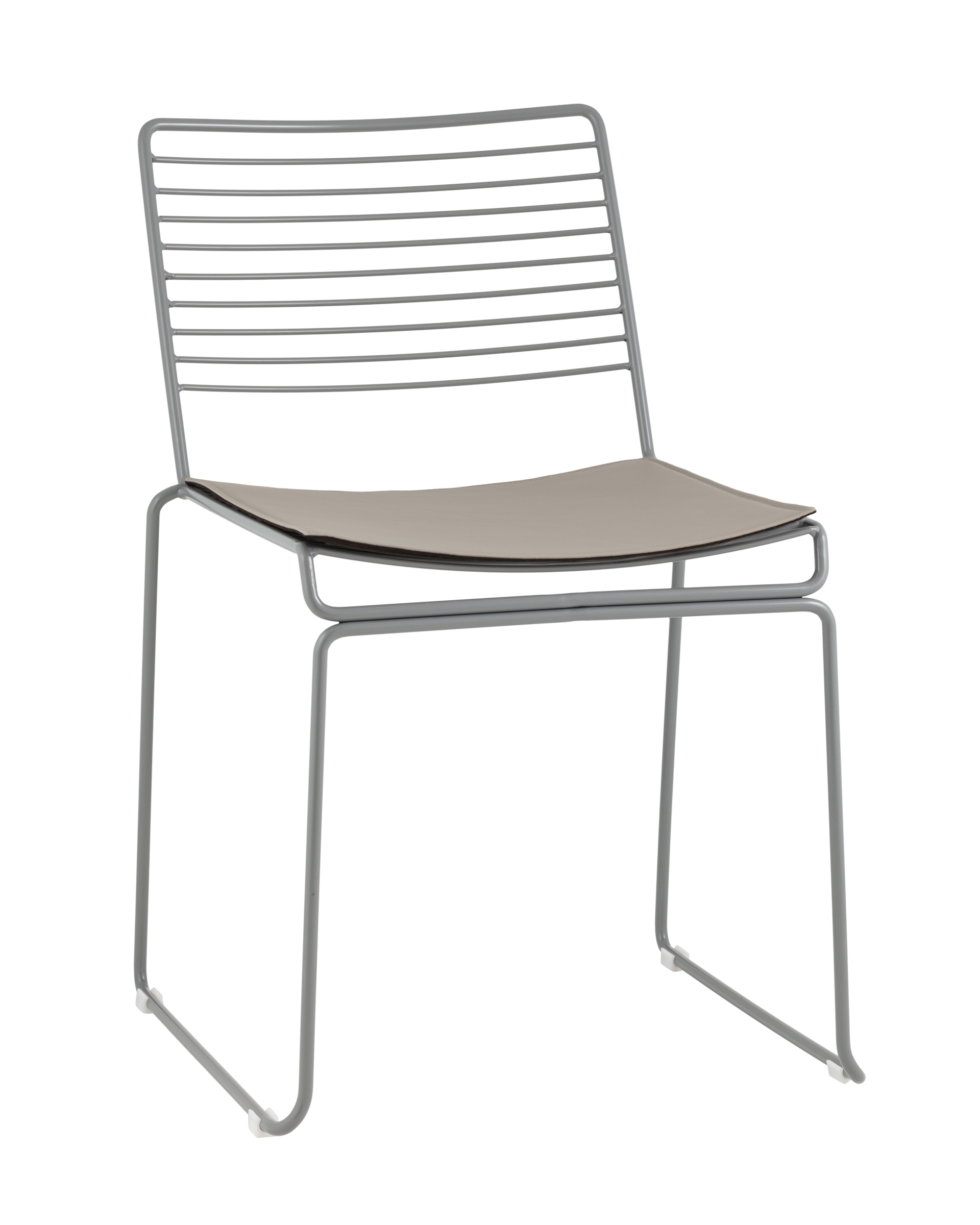 Стул обеденный Danny серый с подушкой