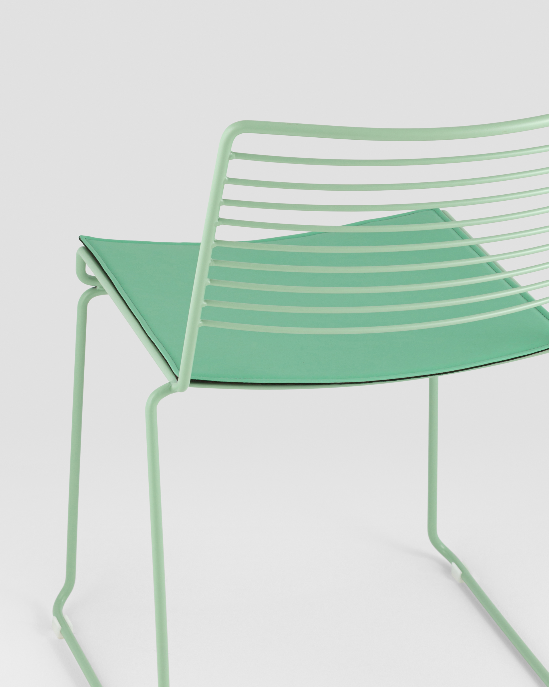 Стул обеденный Danny зеленый с подушкой — изображение 7