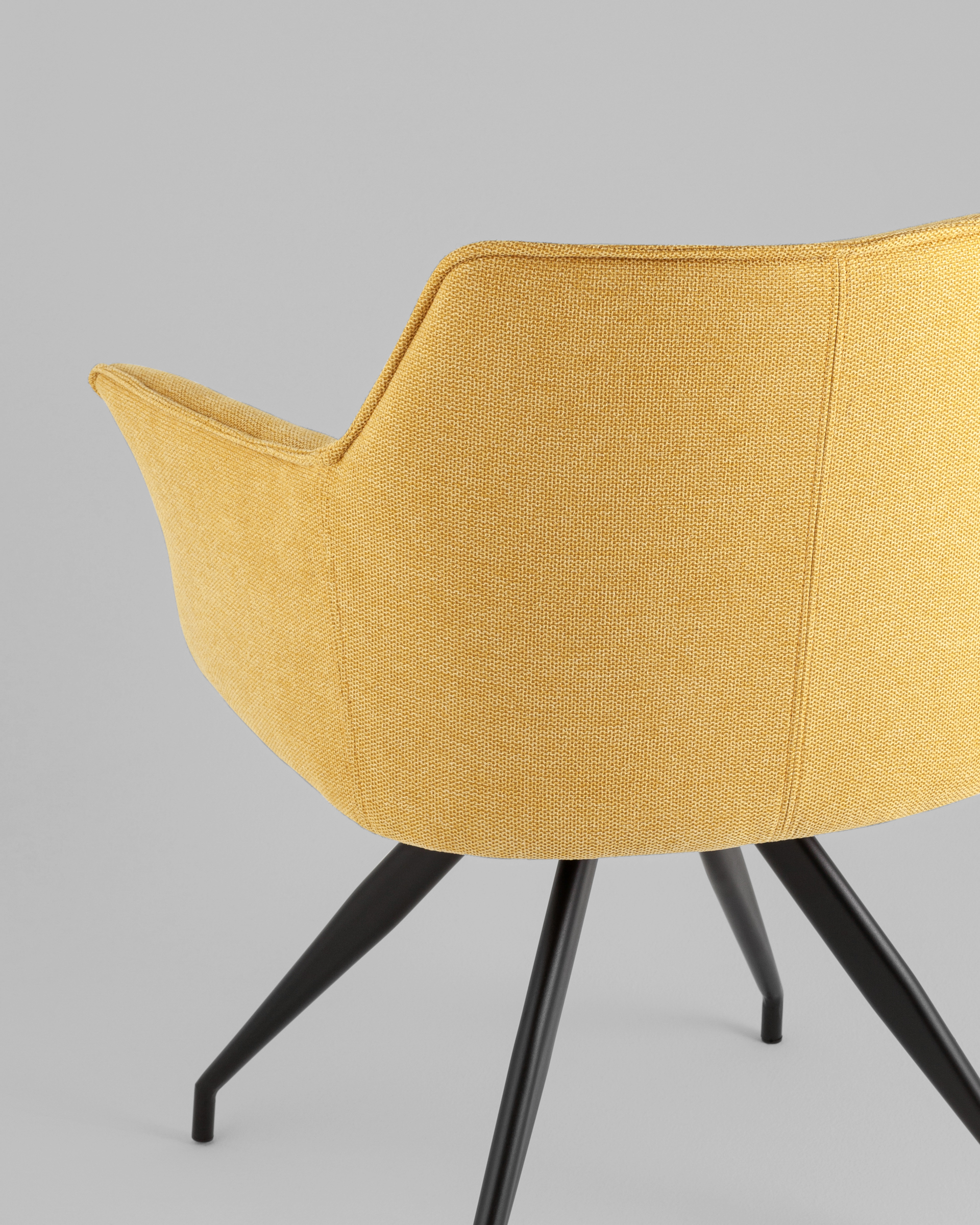 Стул обеденный Feston вращающийся желтый — изображение 7