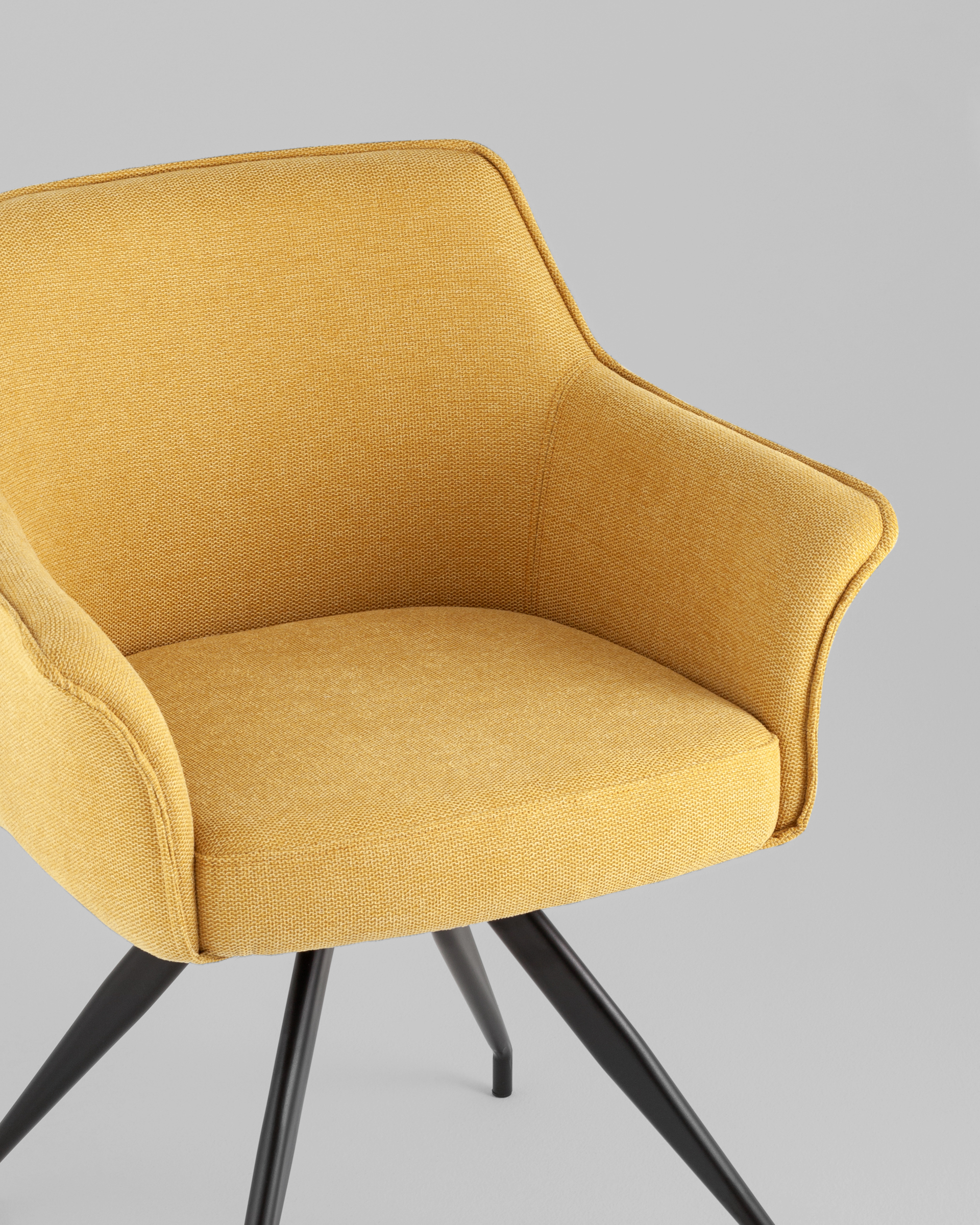 Стул обеденный Feston вращающийся желтый — изображение 8