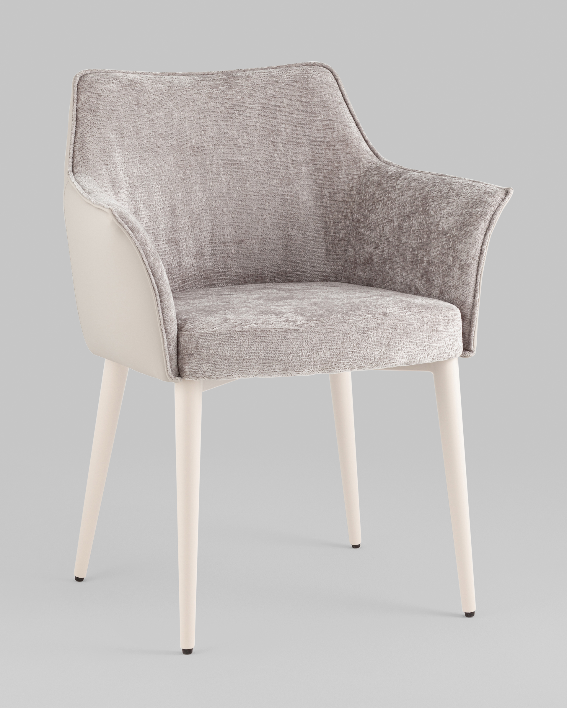 Стул обеденный Feston слоновая кость букле с экокожей — изображение 2