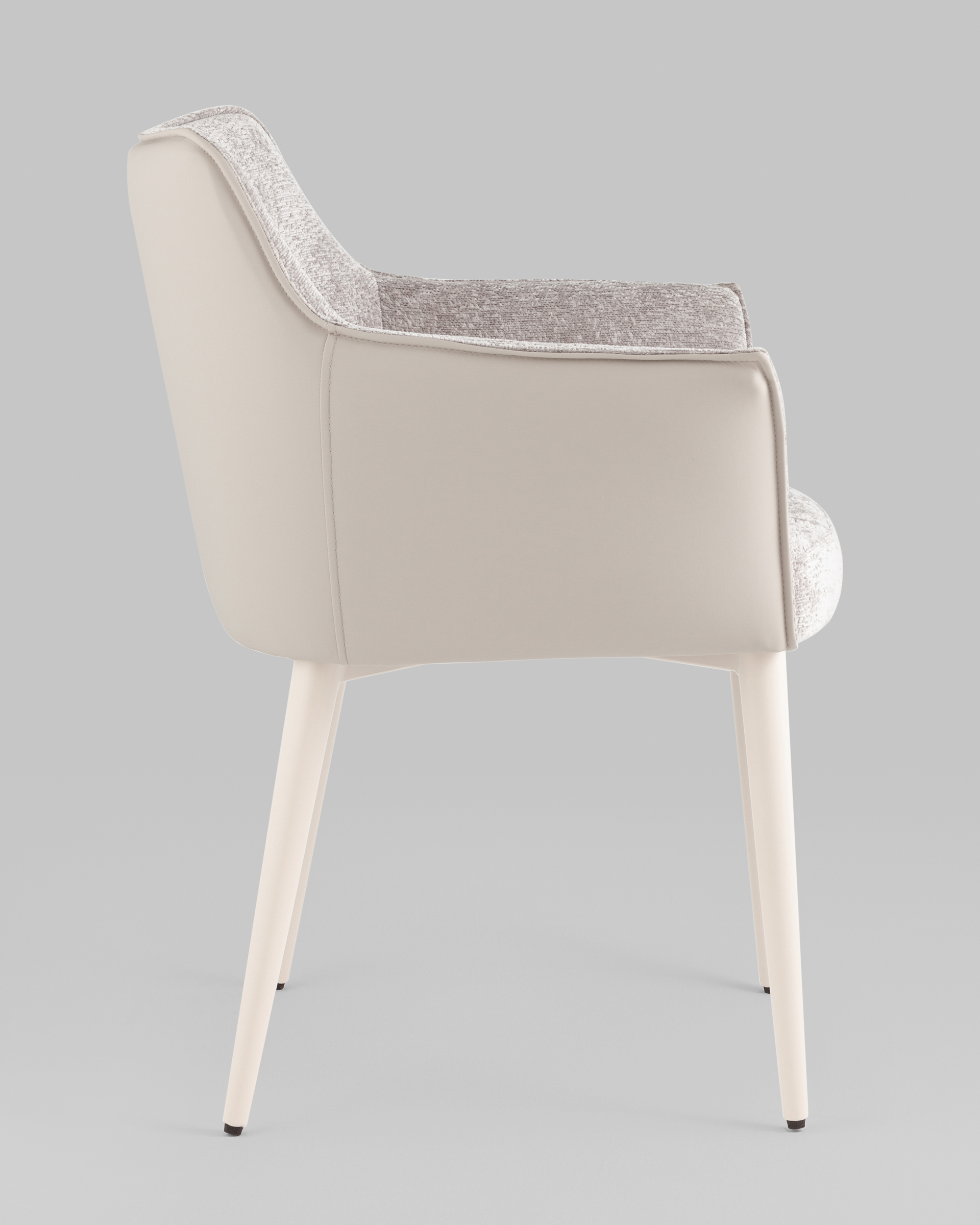 Стул обеденный Feston слоновая кость букле с экокожей — изображение 4