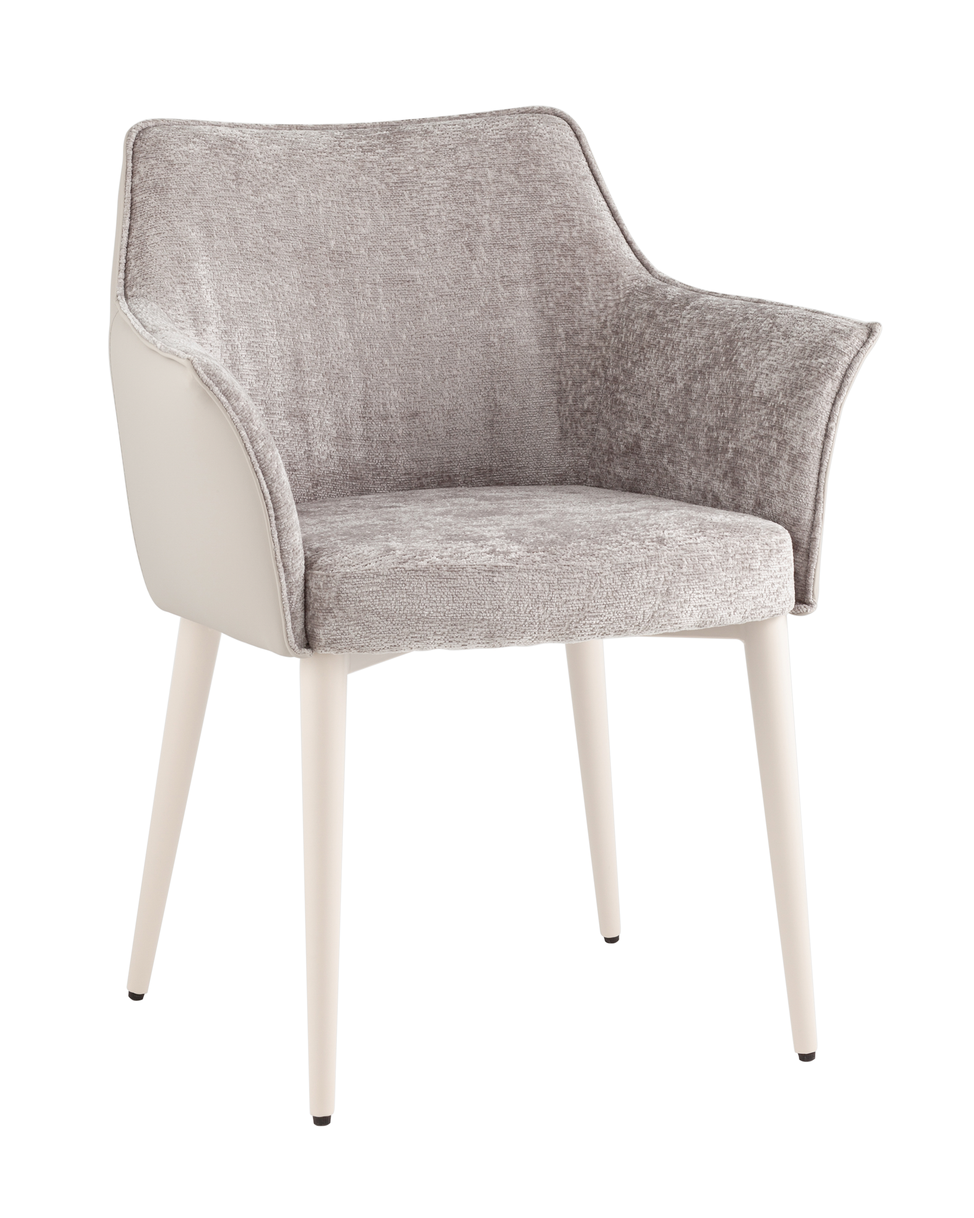 Стул обеденный Feston слоновая кость букле с экокожей