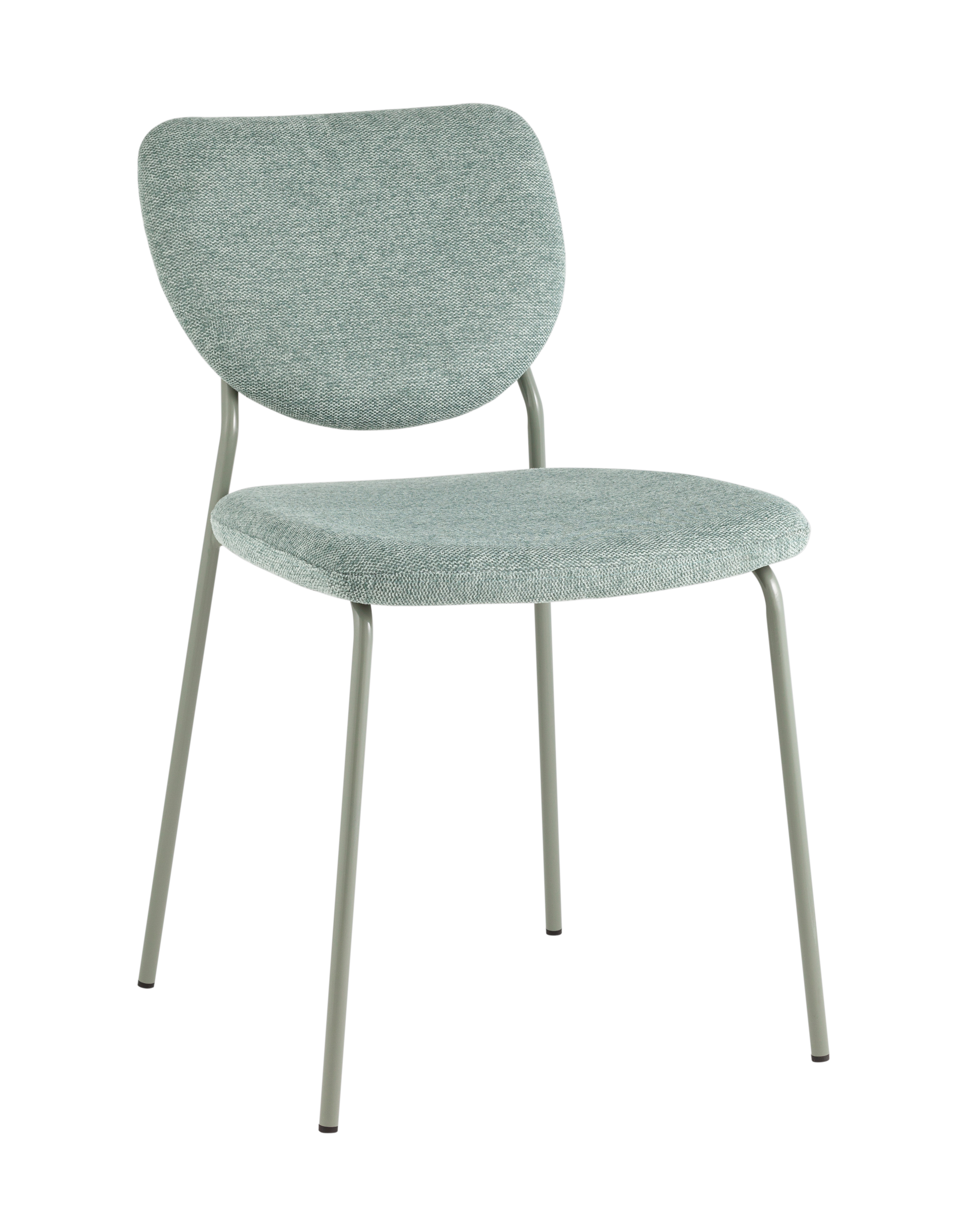 Стул обеденный Gigi шенилл зеленый