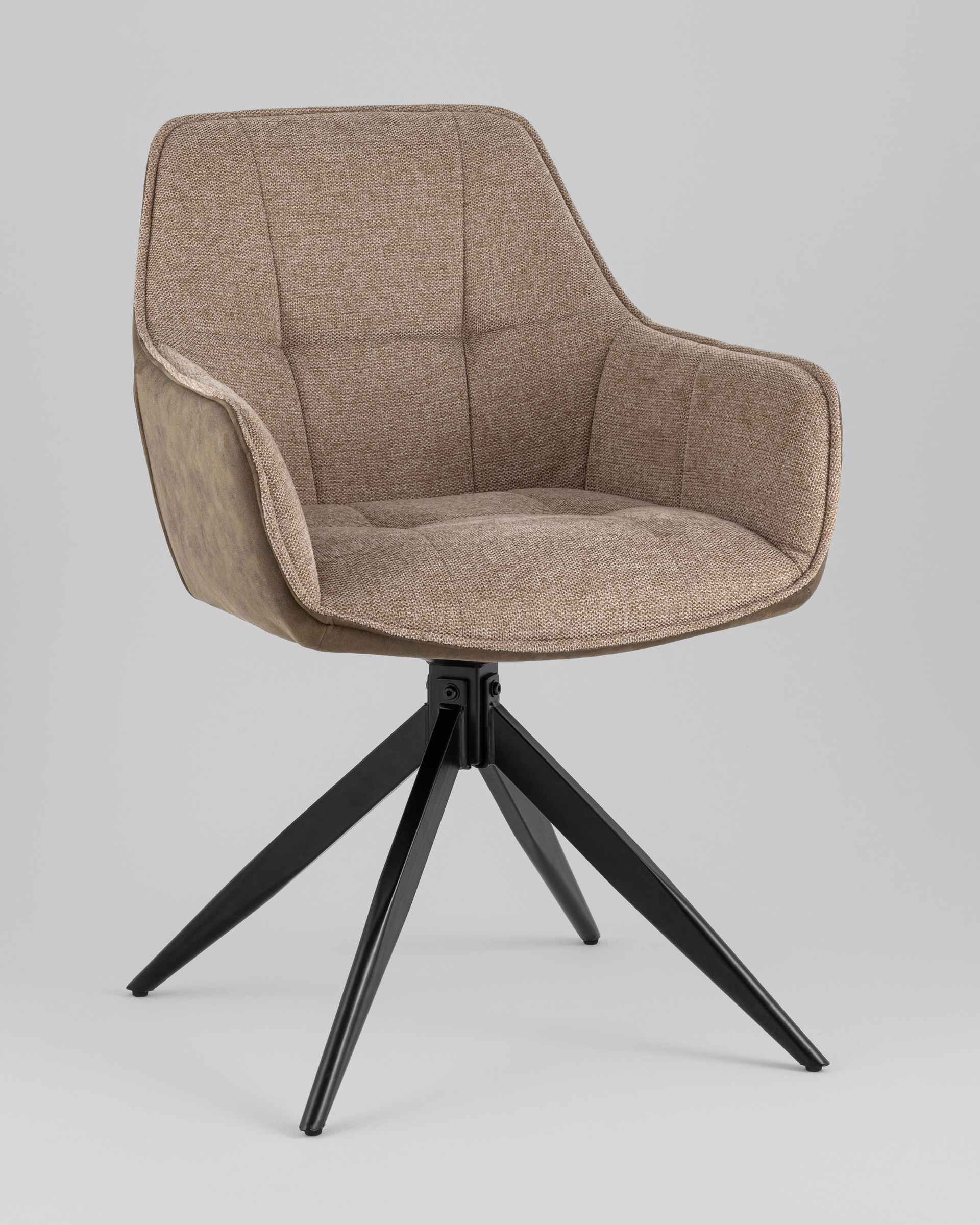 Стул обеденный Alba экокожа коричневый — изображение 2