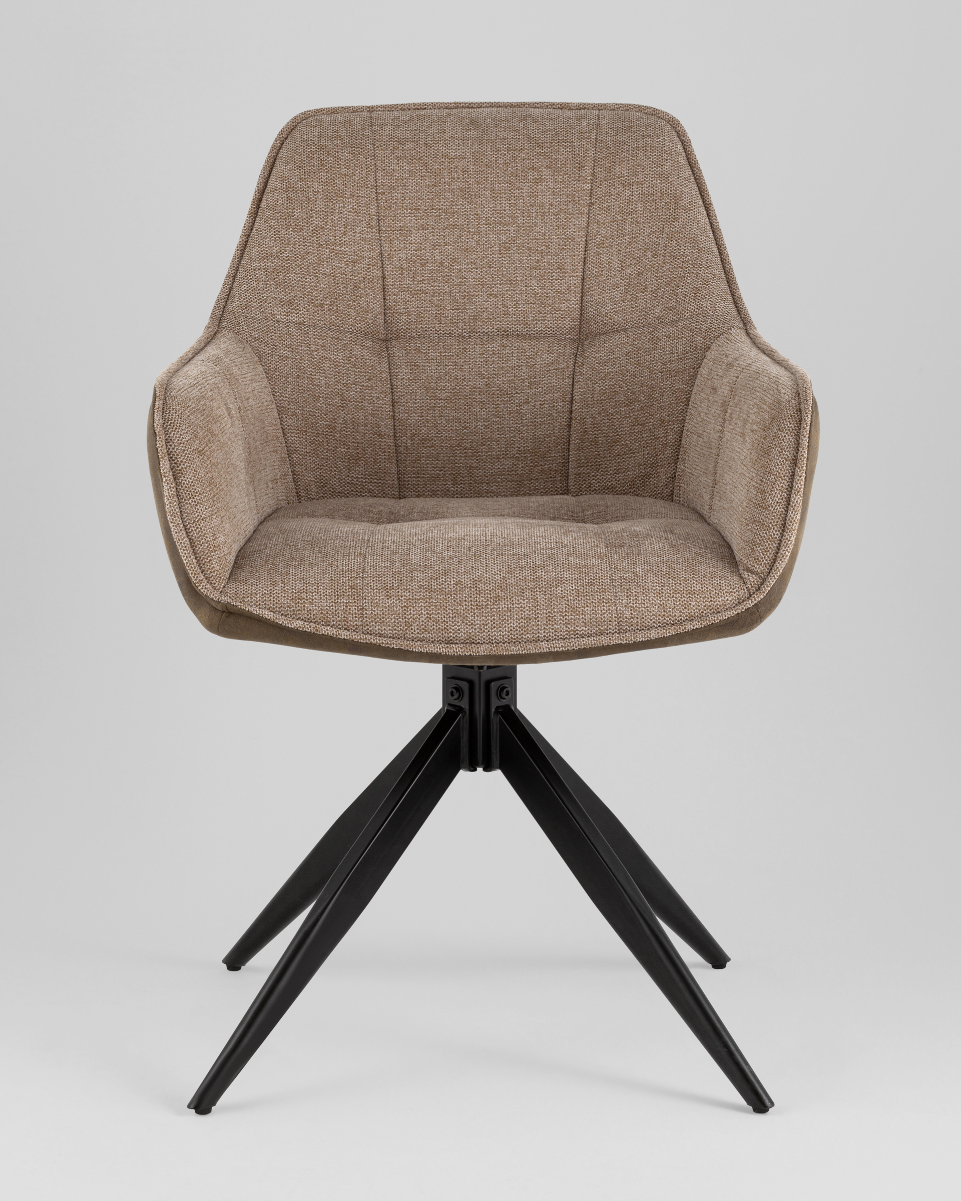 Стул обеденный Alba экокожа коричневый — изображение 3