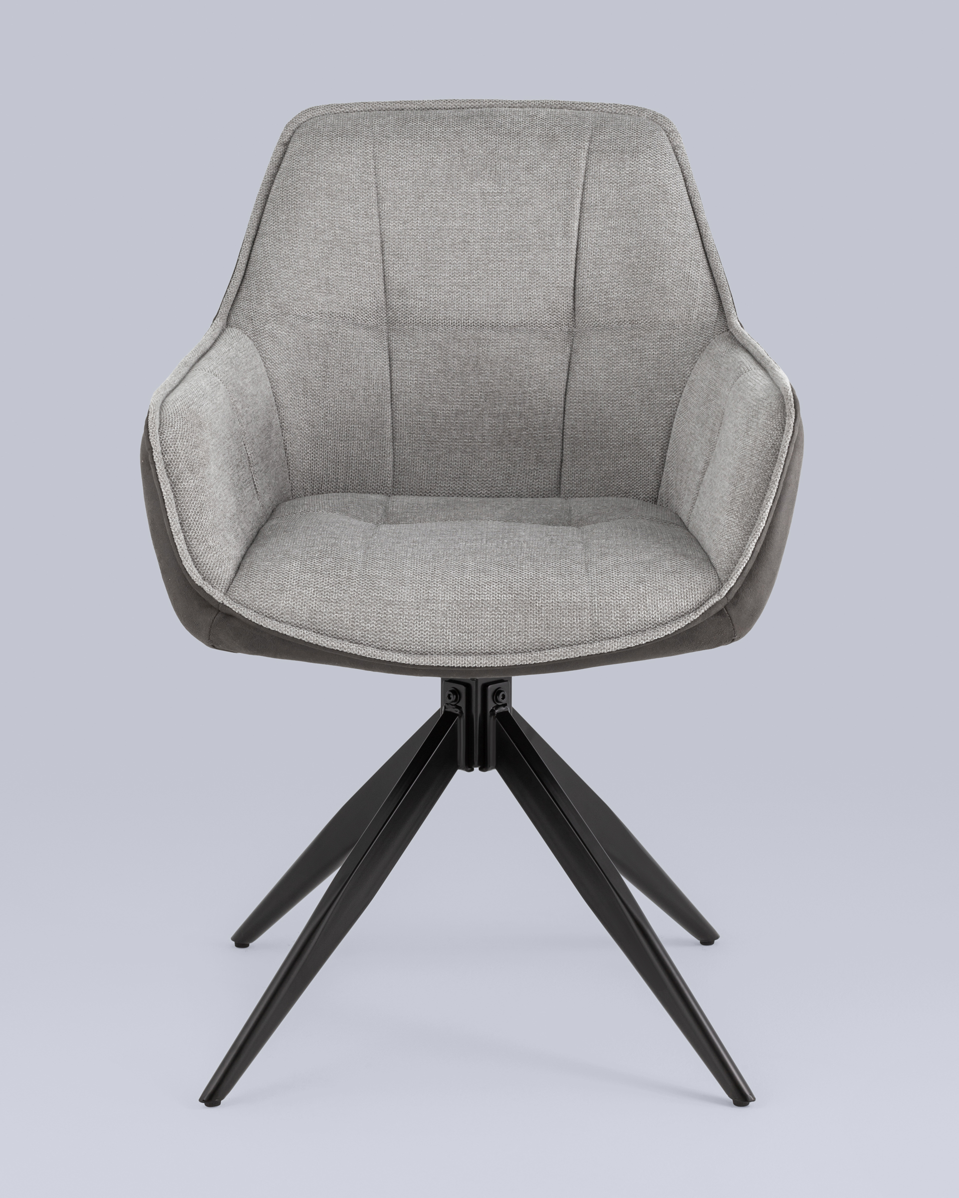 Стул обеденный Alba серый спинка экокожа — изображение 7