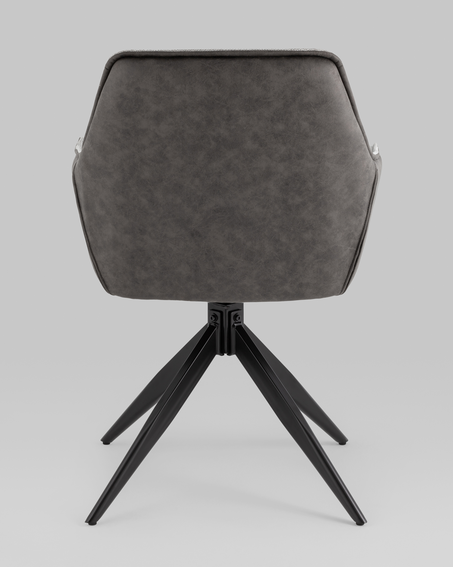 Стул обеденный Alba серый спинка экокожа — изображение 9