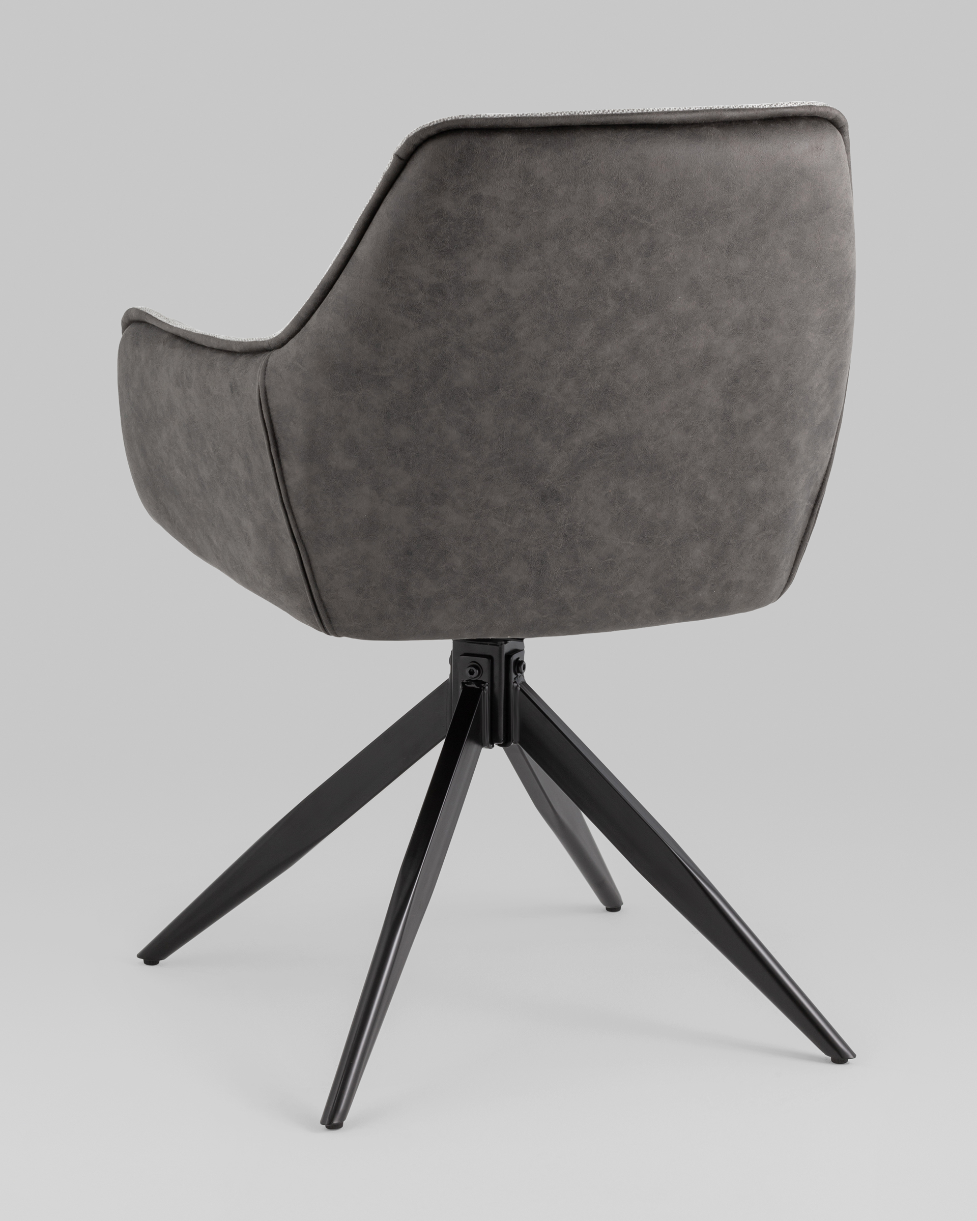 Стул обеденный Alba серый спинка экокожа — изображение 10