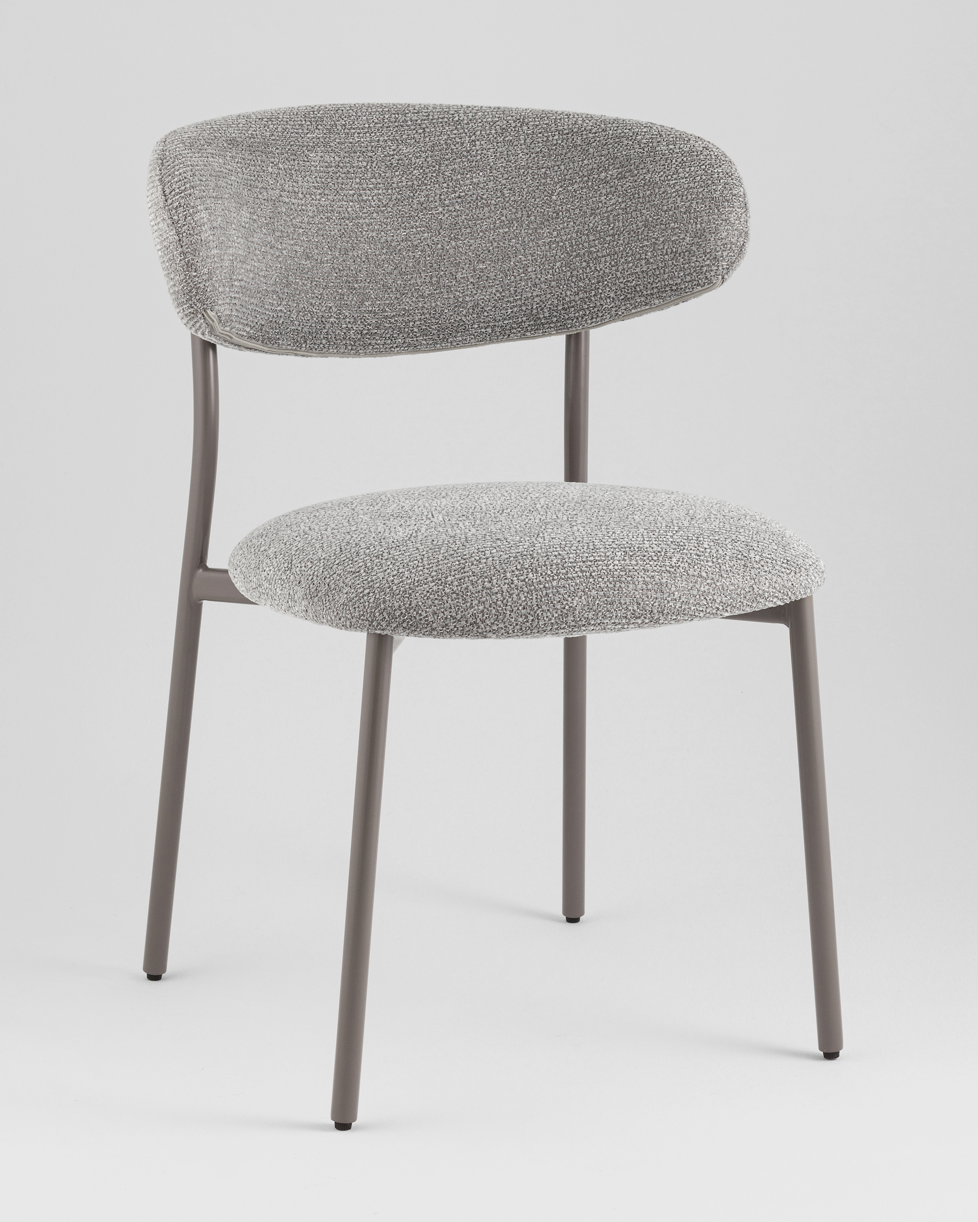 Стул обеденный Ayla серый серые ножки — изображение 2