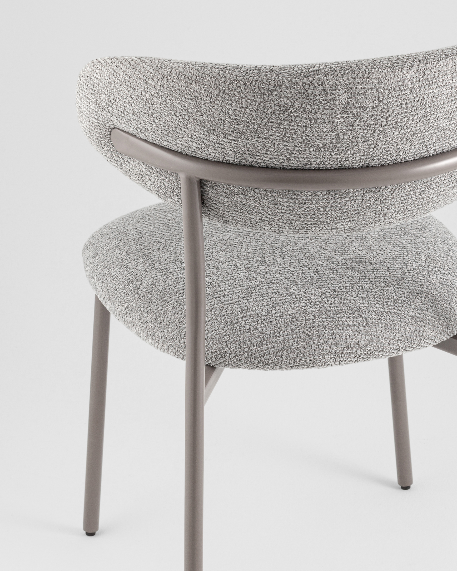 Стул обеденный Ayla серый серые ножки — изображение 7