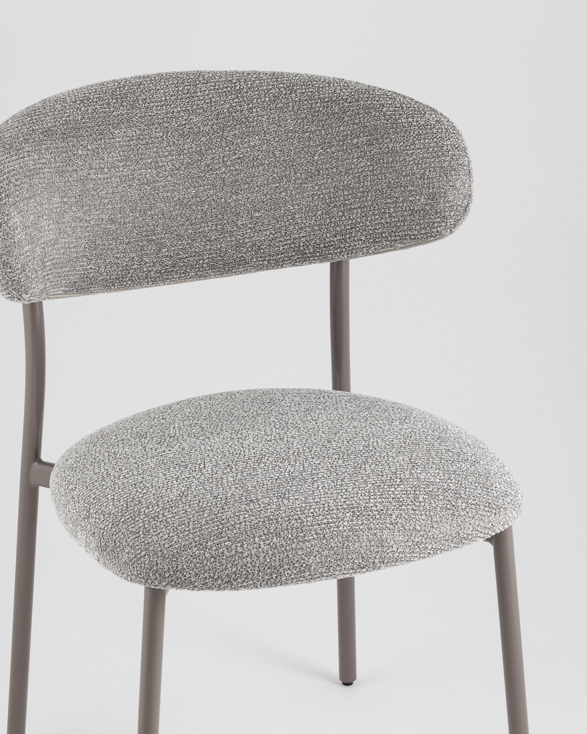 Стул обеденный Ayla серый серые ножки — изображение 8